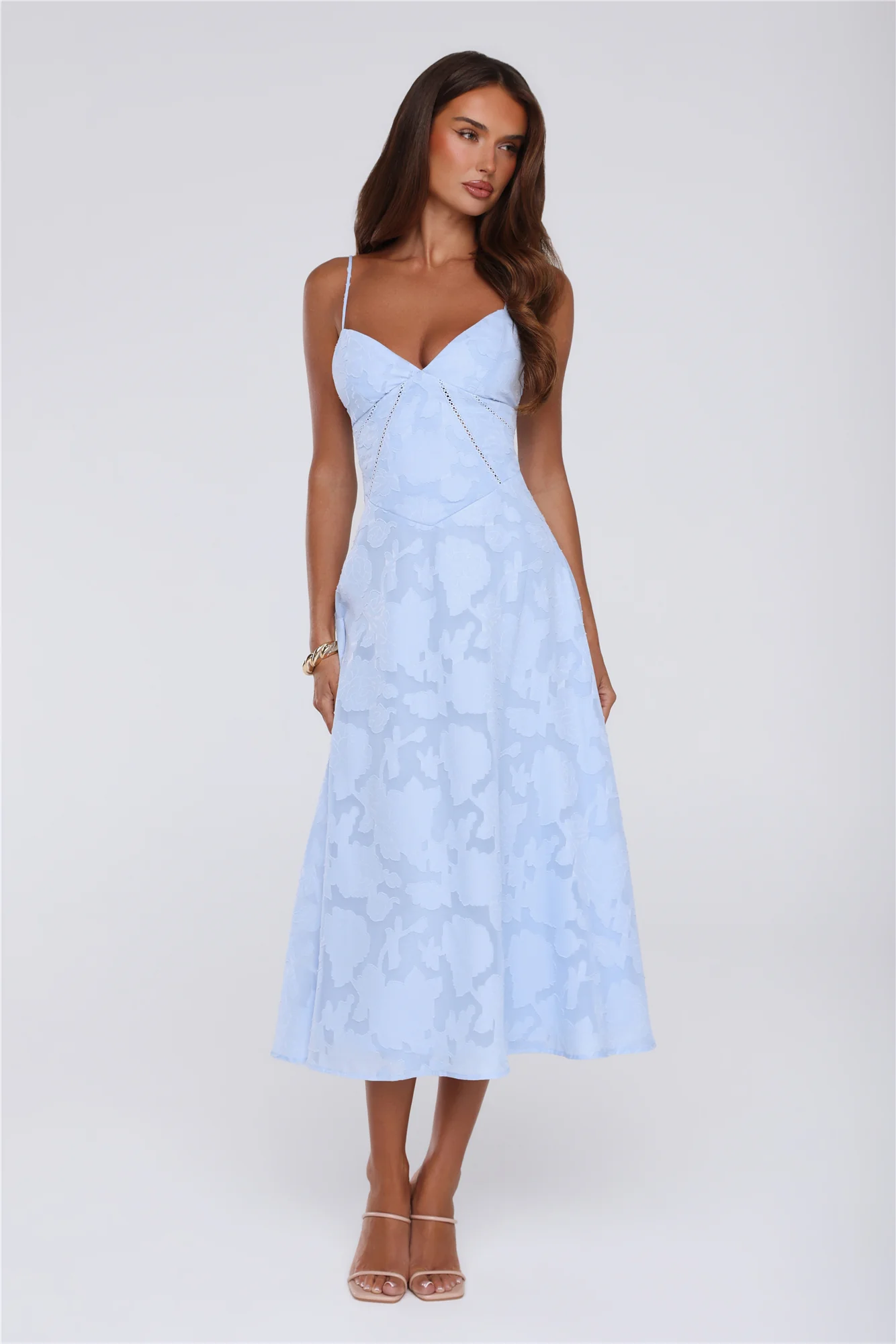 Tide Kissed Midi Dress Blue