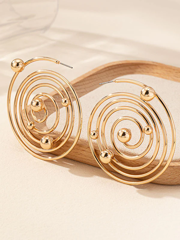 Geometric Drop Earrings