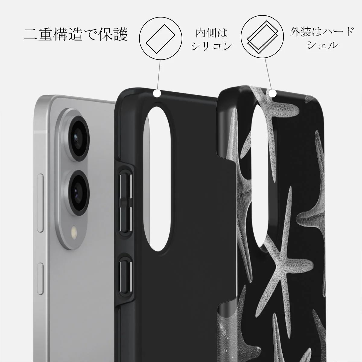 Midnight Ocean - Samsung Galaxy S25 Edge ケース