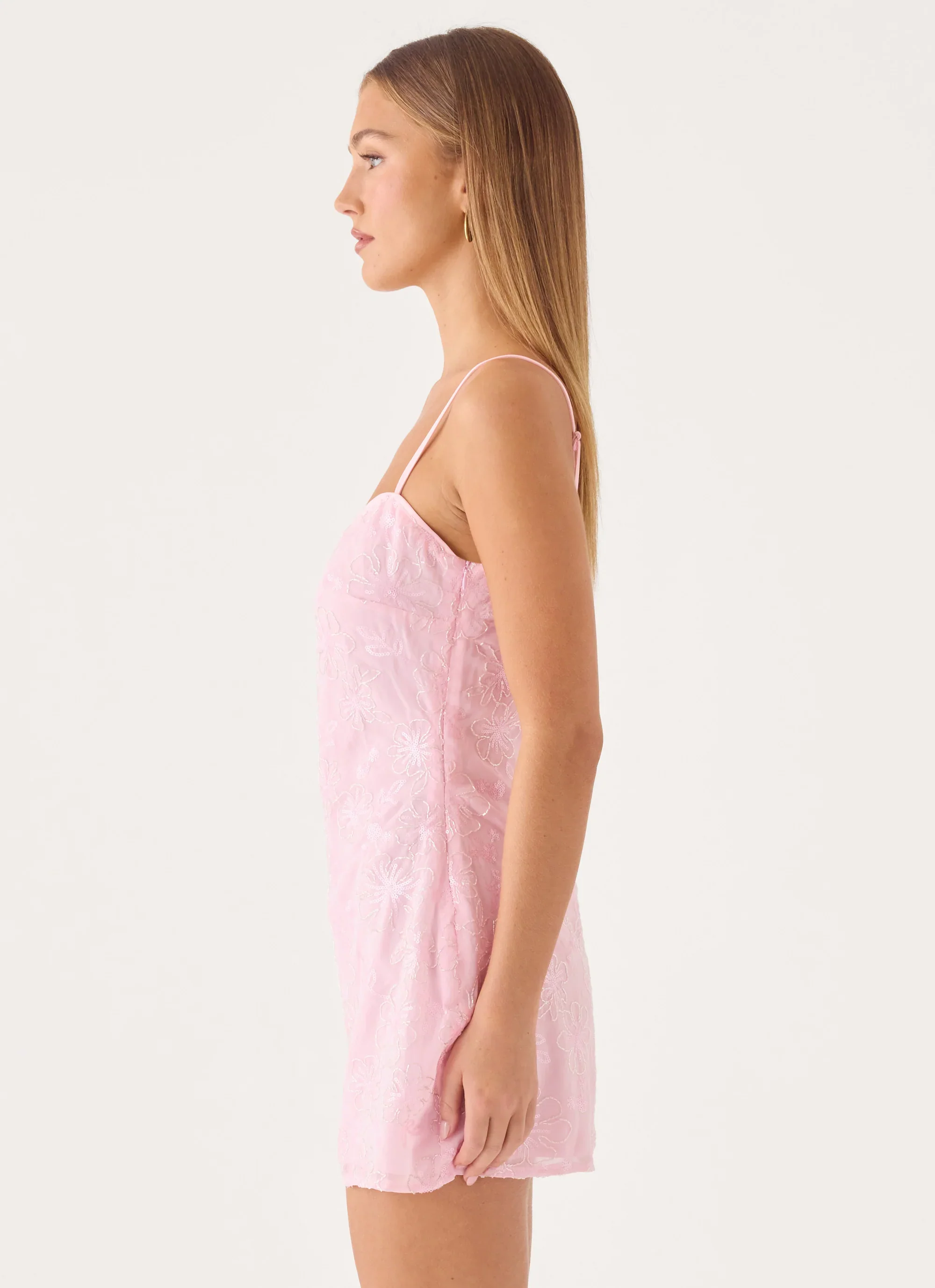 Posey Mini Dress - Pink