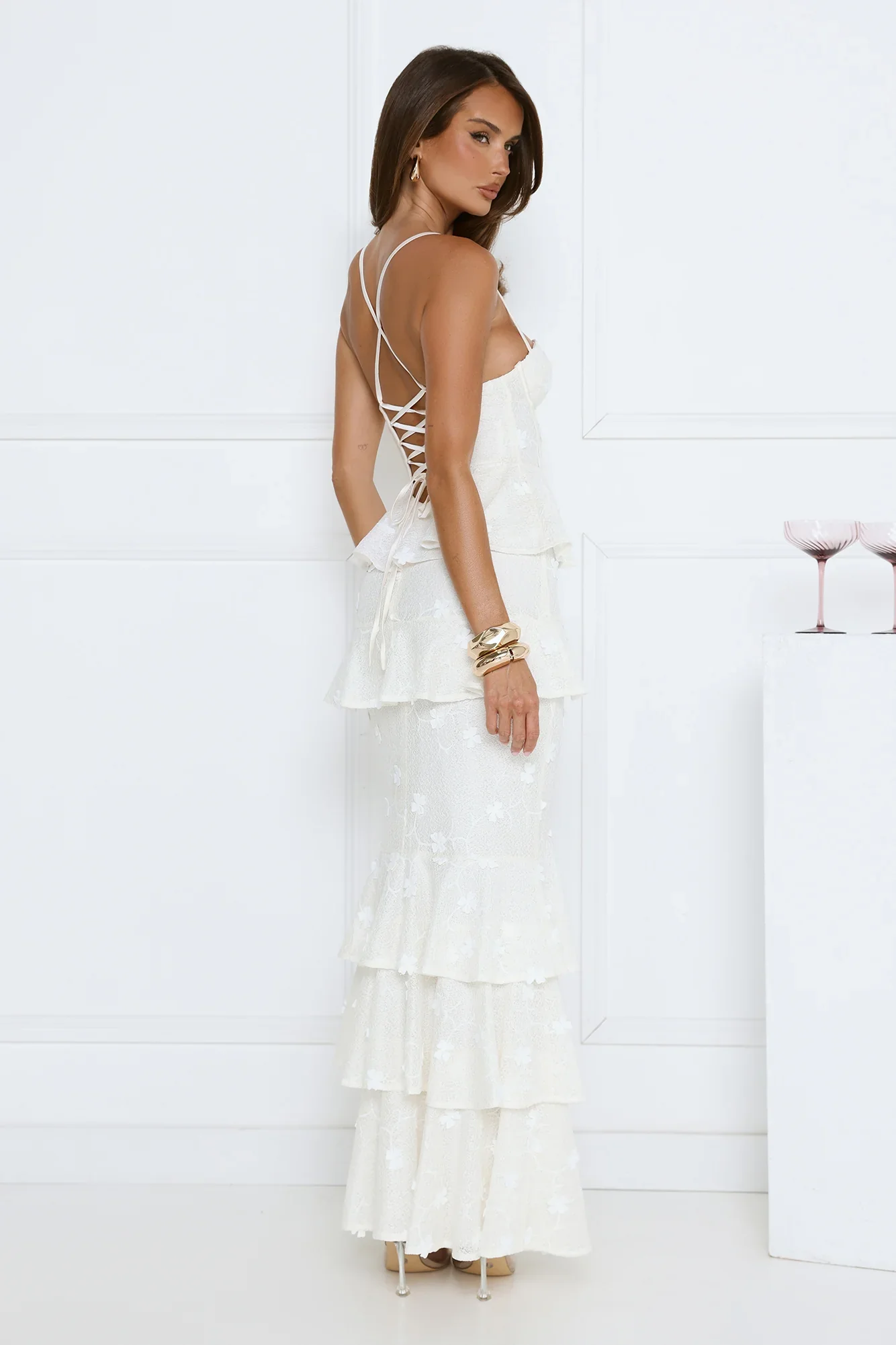 Secret Grove Maxi Dress White - luluinthesky