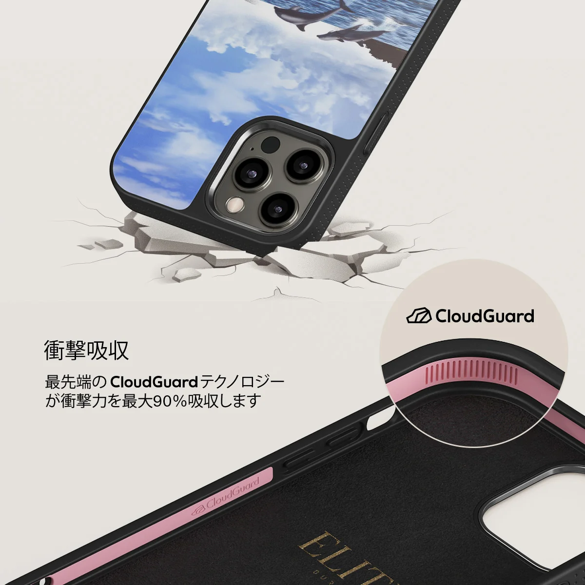 Retro Splash - iPhone 12 Pro ケース