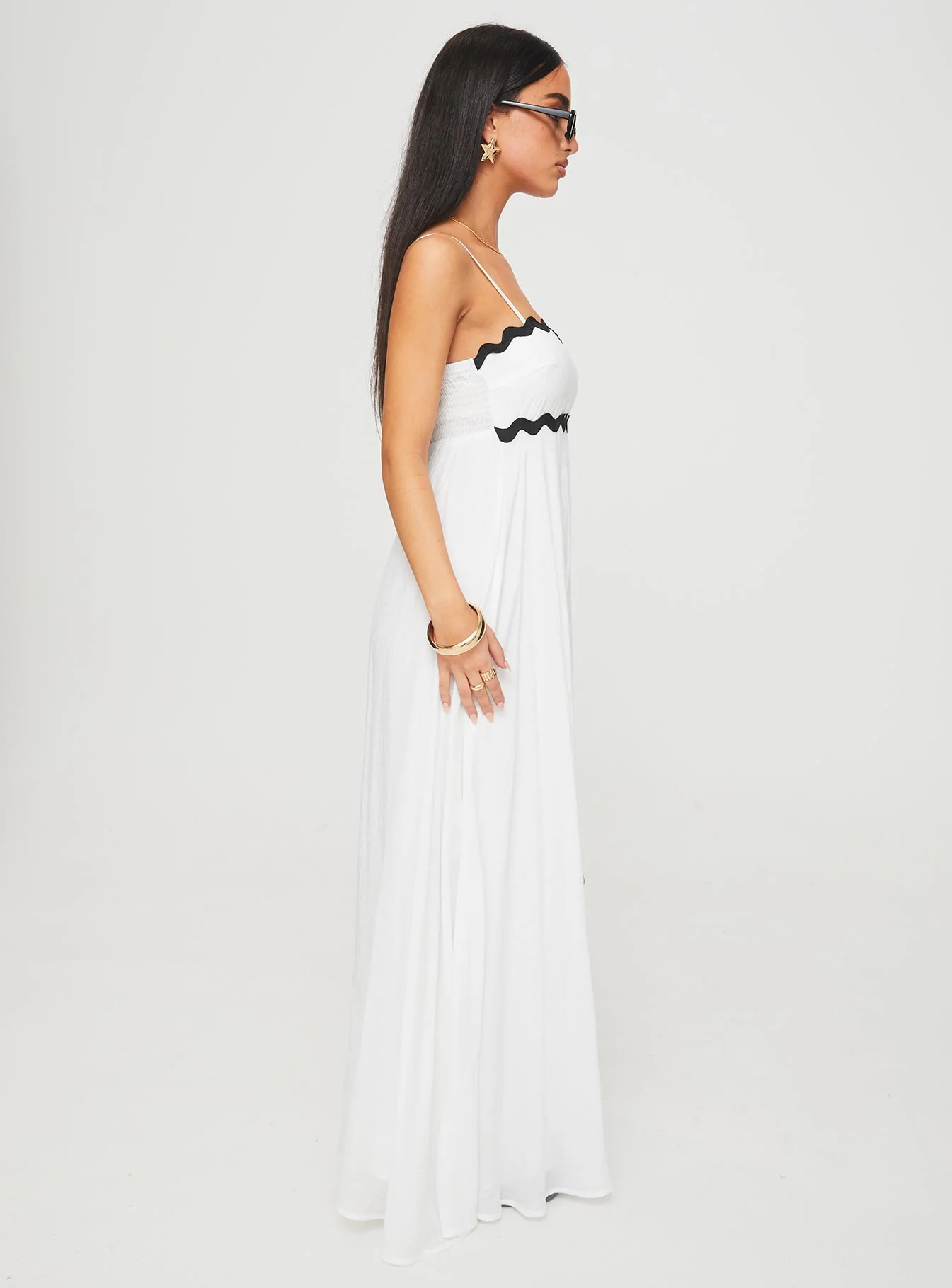 Croxetti Maxi Dress White - luluinthesky