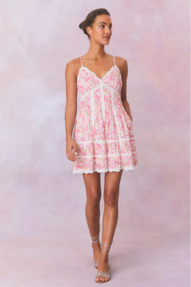 Docila Cotton Mini Dress - luluinthesky