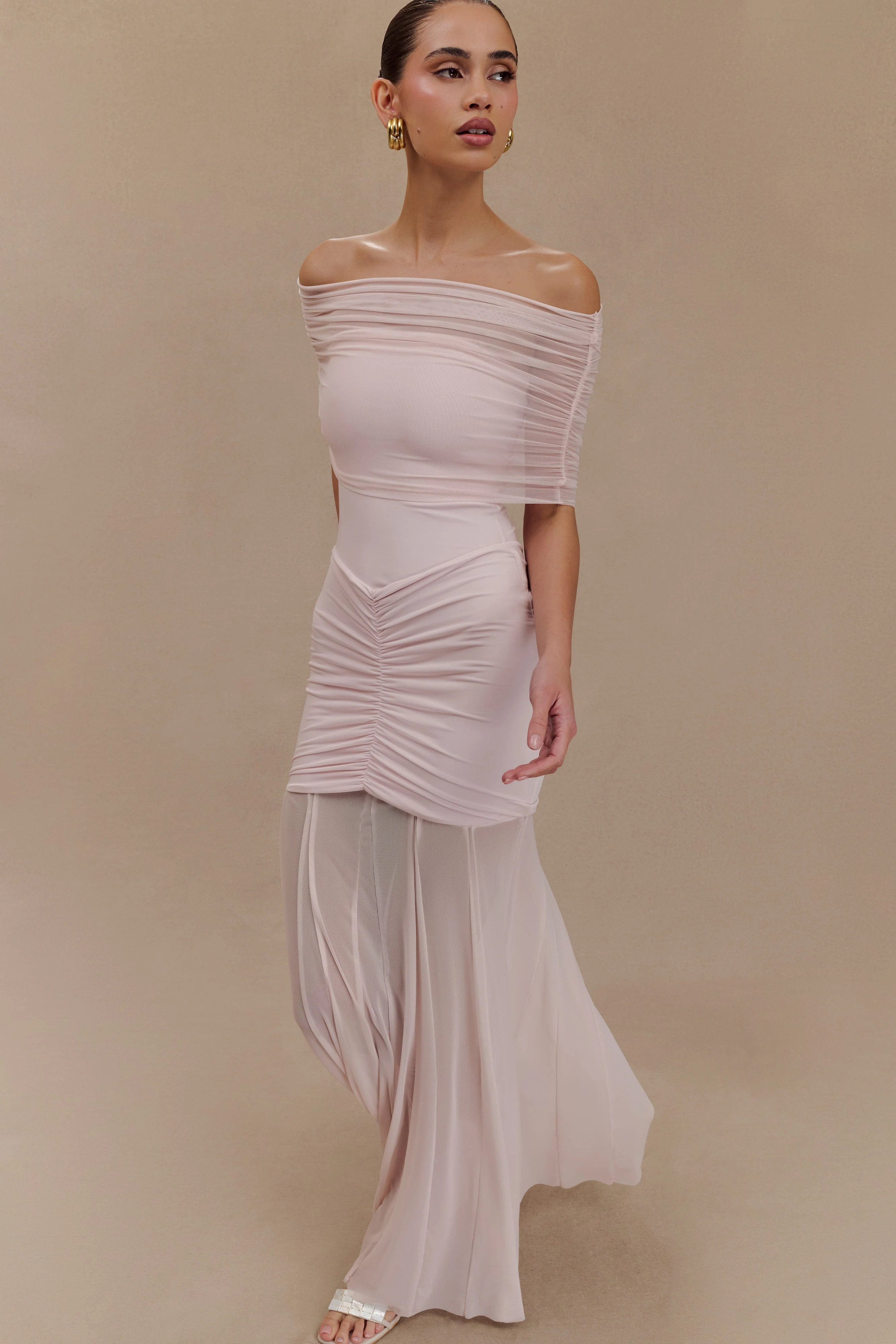 Caspian-Slinky-And-Mesh-Off-Shoulder-Maxi-Dress-Pale-Pink