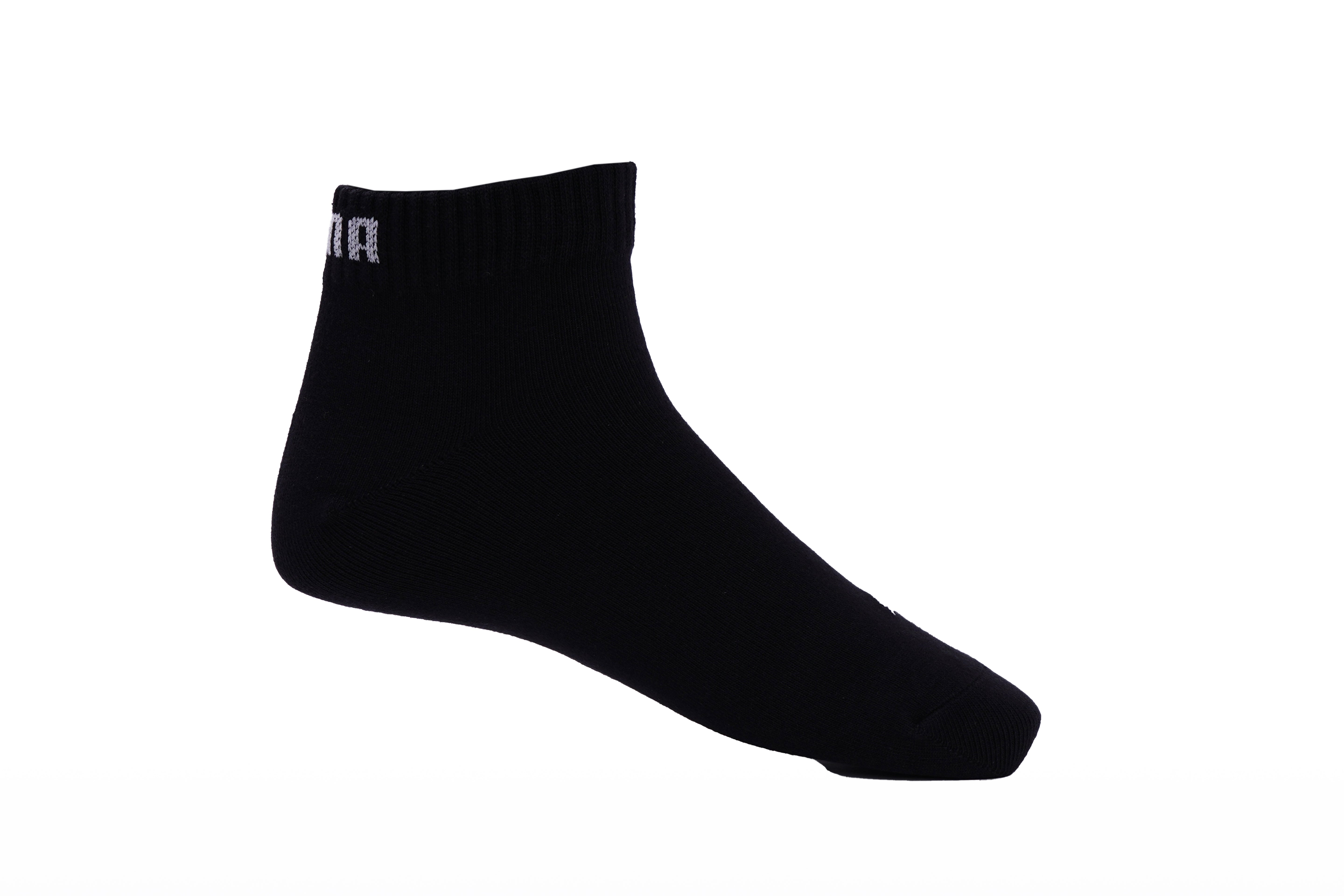 PUMA Unisex's Casual Quarter Socks 3 Pairs Black 701221174002