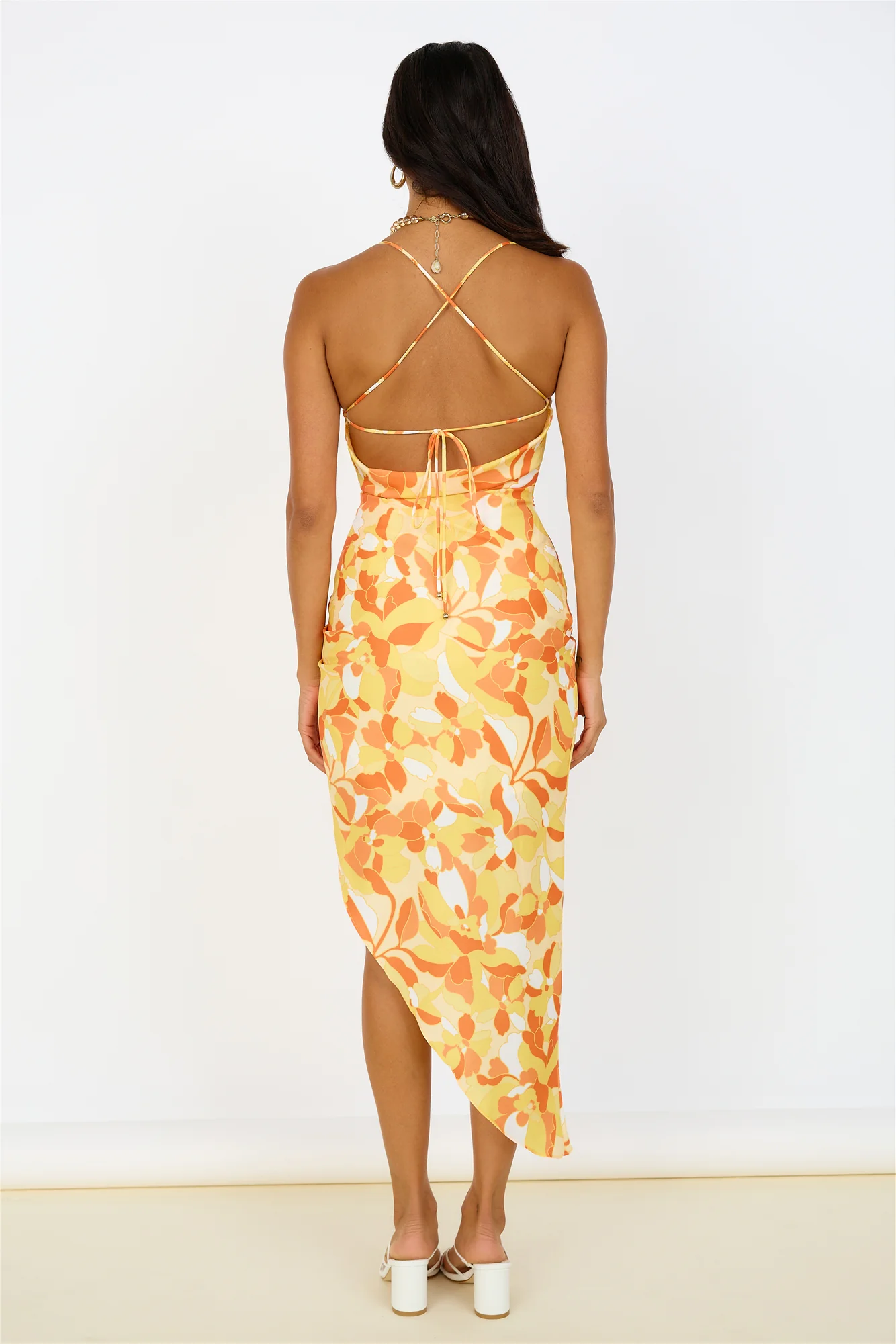 Glowing Skies Maxi Dress Yellow