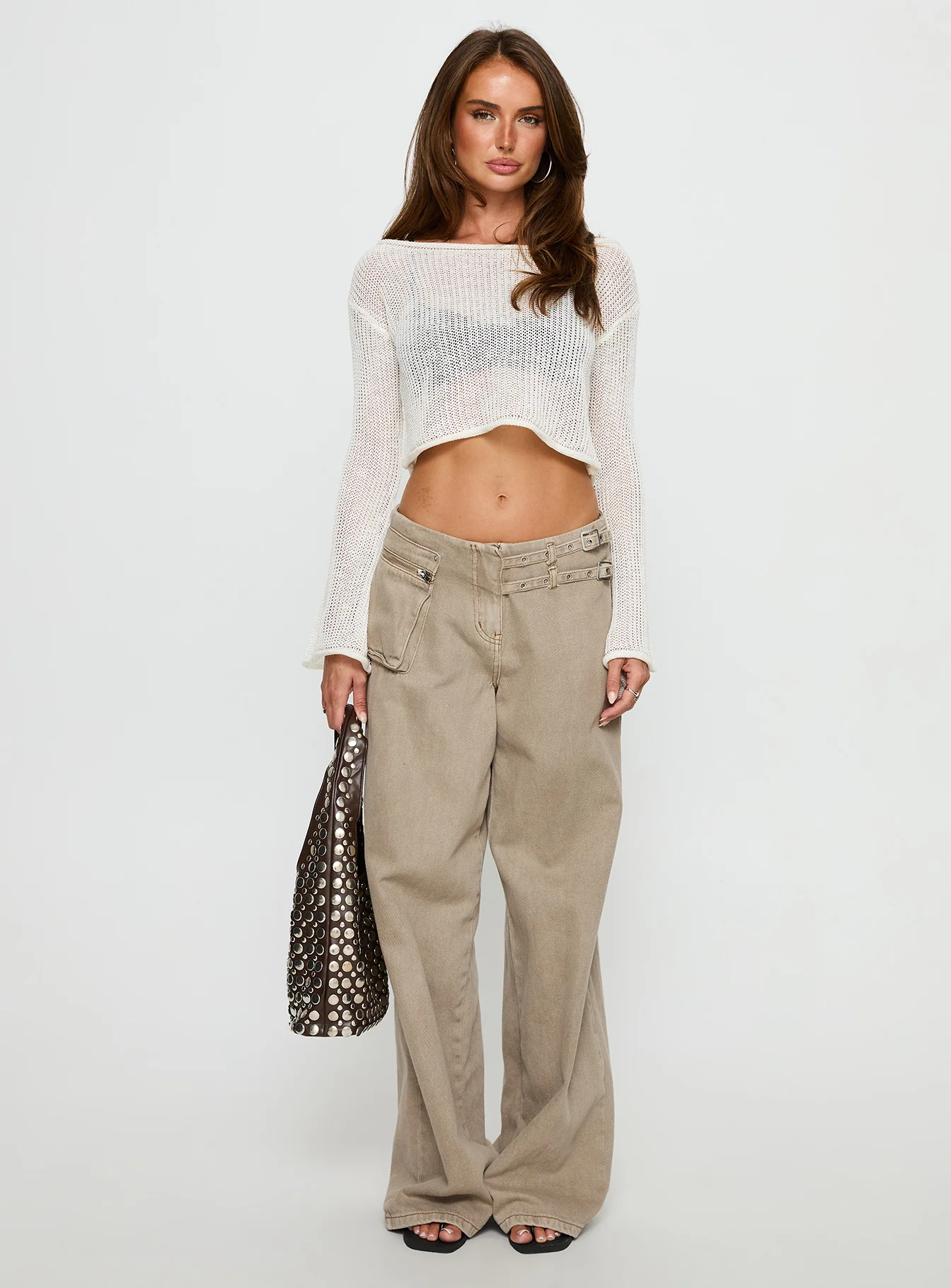 Cafe Pari Sweater White