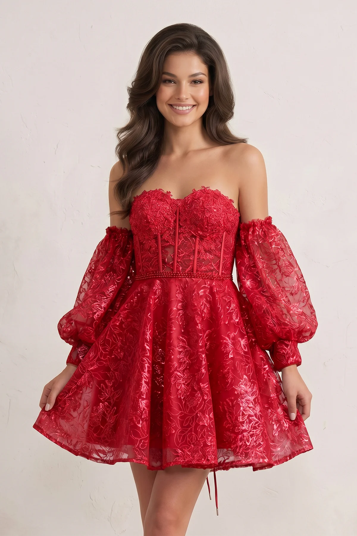 A-Line Sweetheart Homecoming Dress