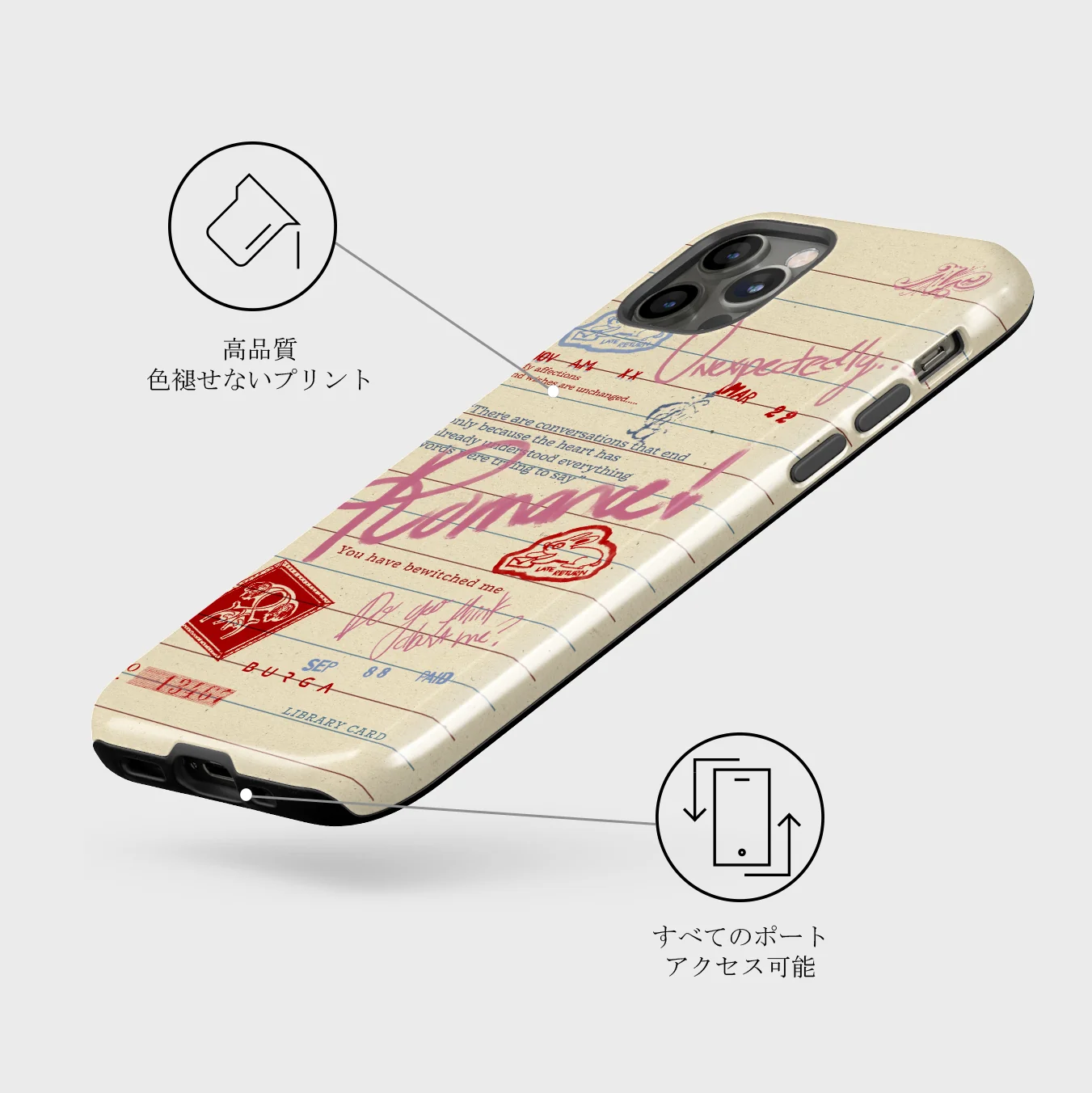 Library Card - iPhone 12 Pro ケース