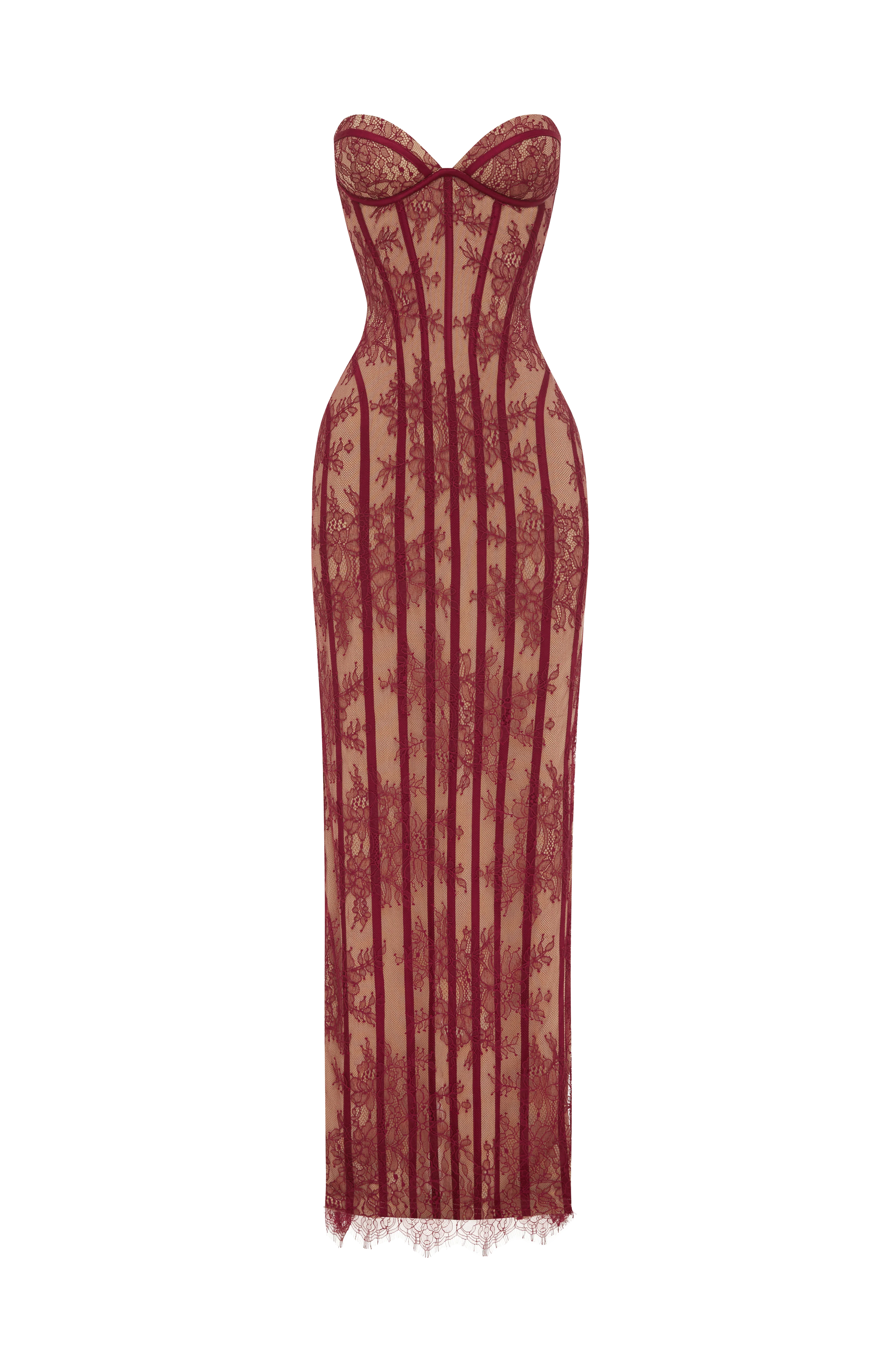 Sian Maxi Dress - Burgundy