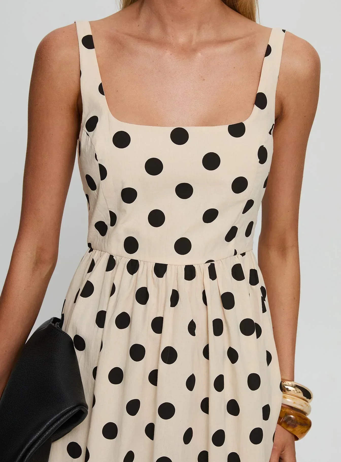 Cartmel Maxi Dress Cream / Polka Dot - luluinthesky