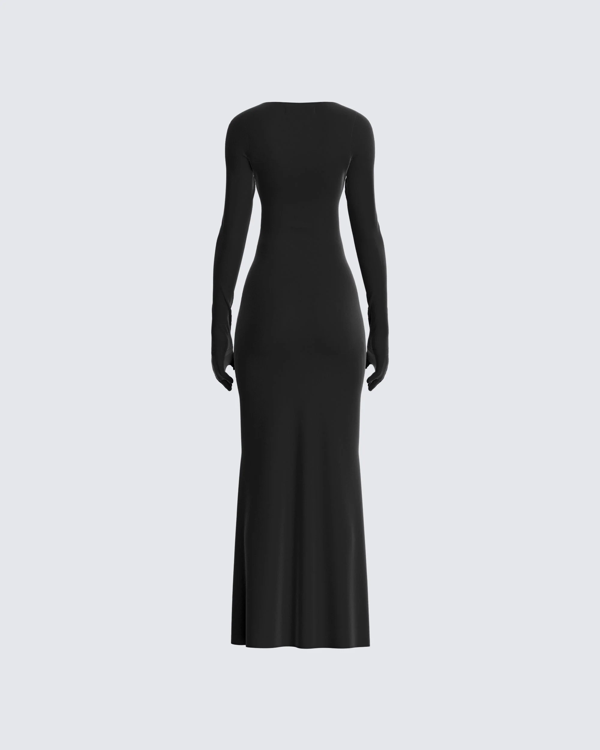 Vox Black Cut Out Dress & Gloves