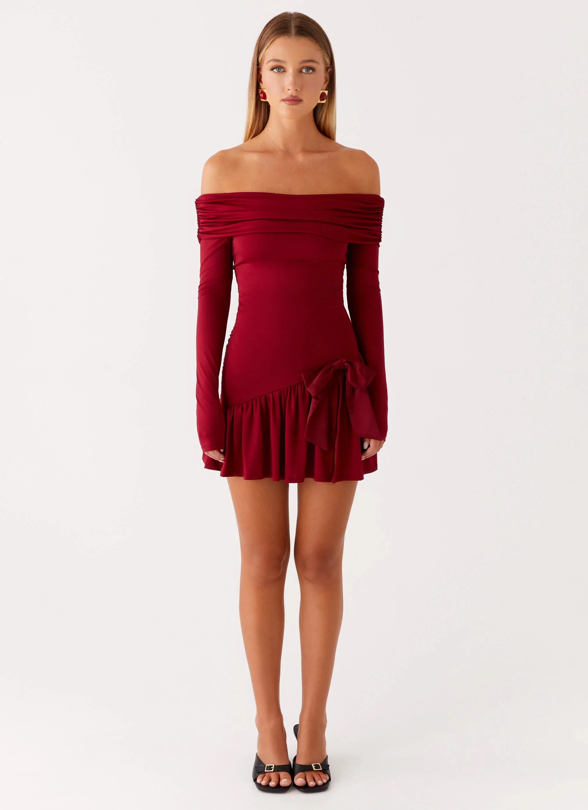 Grazia Mini Dress - Red