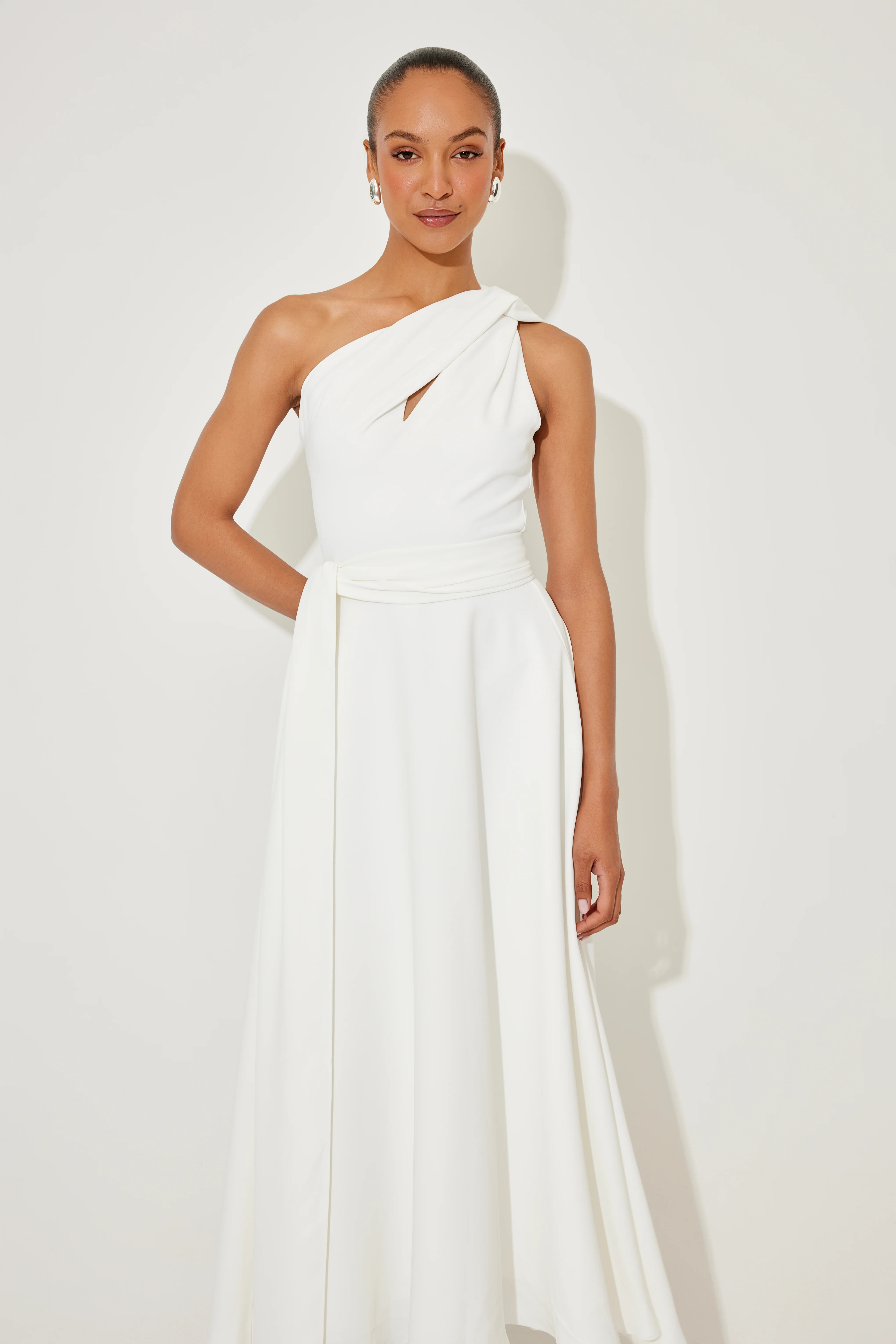 Asymmetric Midi Dress