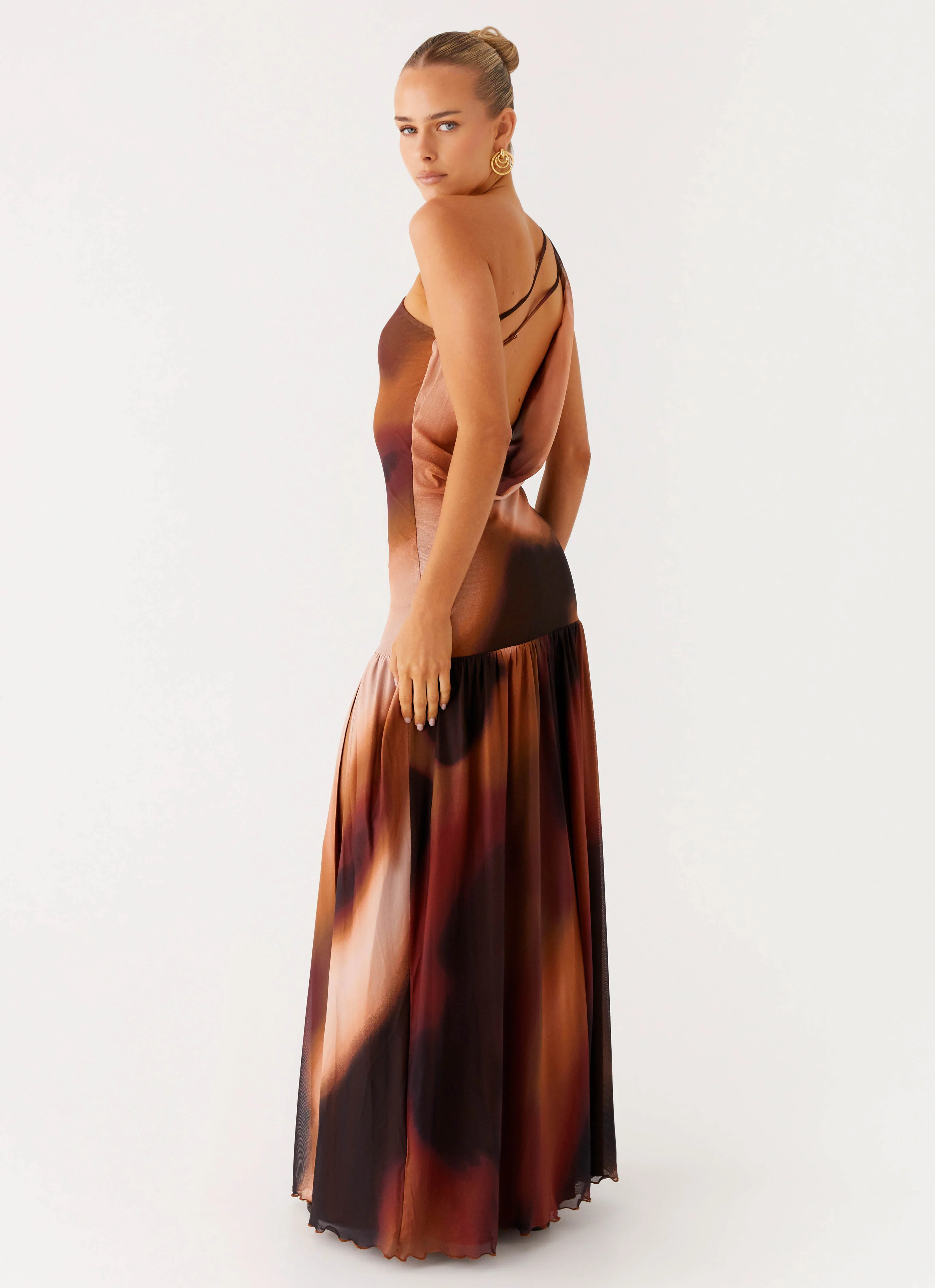Carlina Maxi Dress - Black Gradient