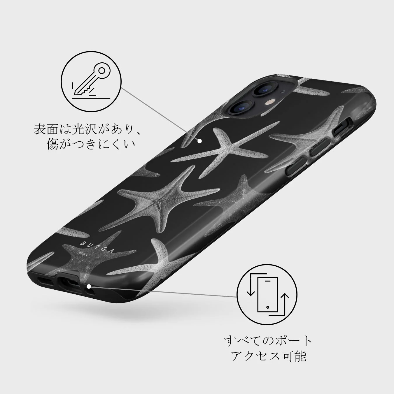 Midnight Ocean - iPhone 12 Mini ケース