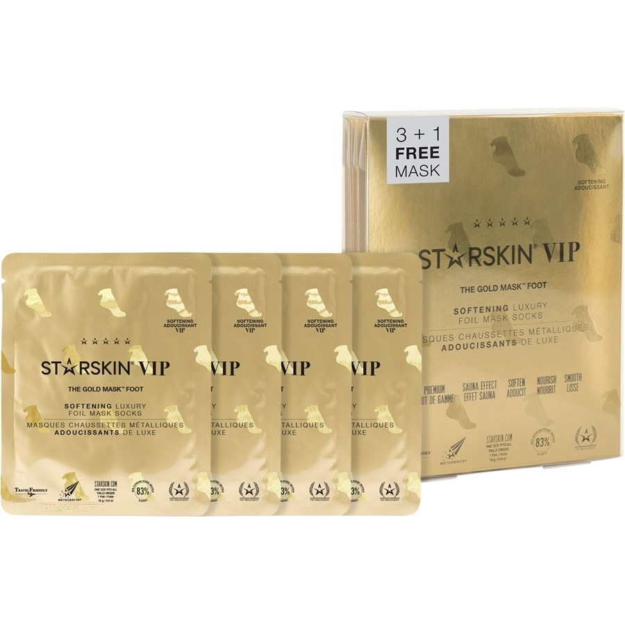 StarSkin Hands & Feet Softening Foot Mask Socks VIP - The Gold Mask
