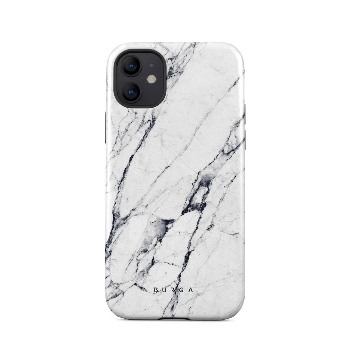Satin White - Marble iPhone 12 Mini ケース
