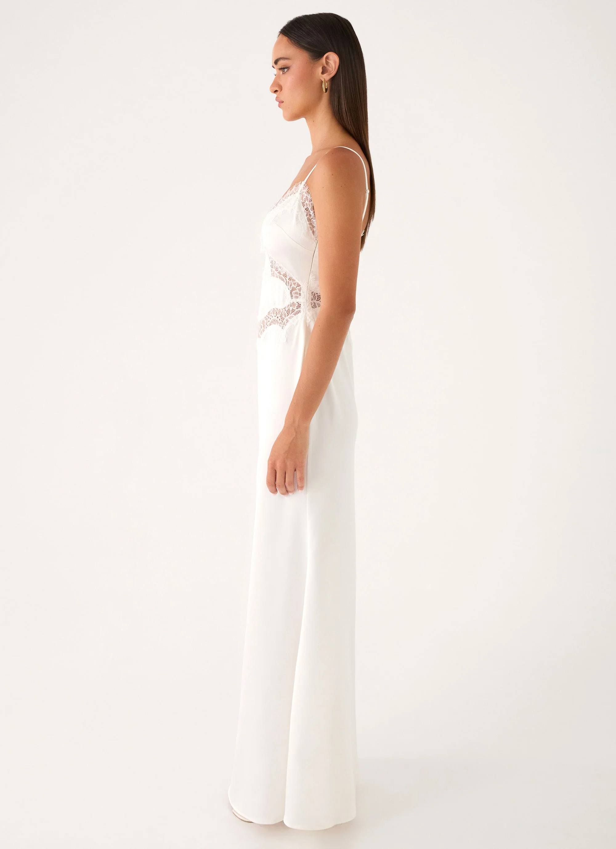 Velisse Maxi Dress - White - luluinthesky