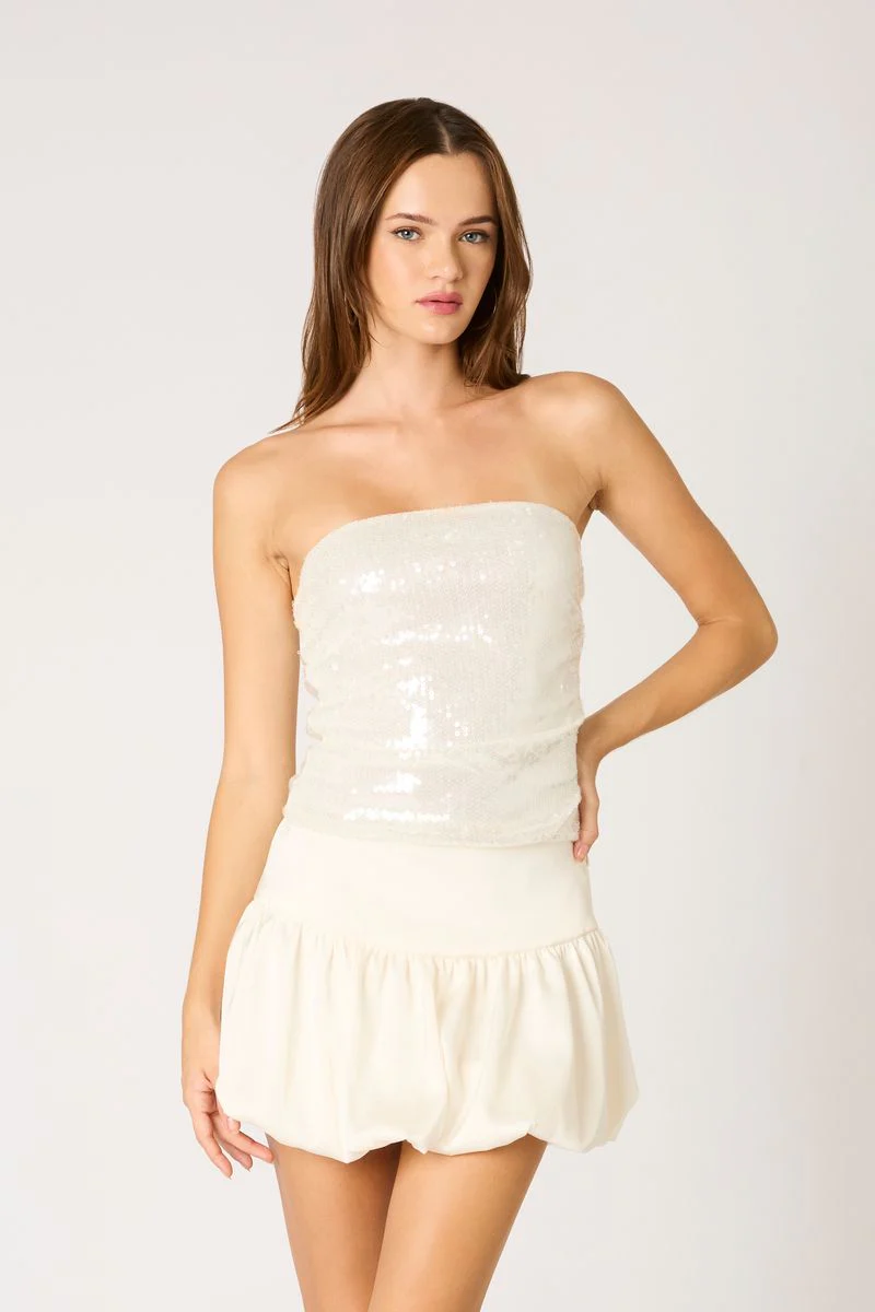 Sequin Tube Top