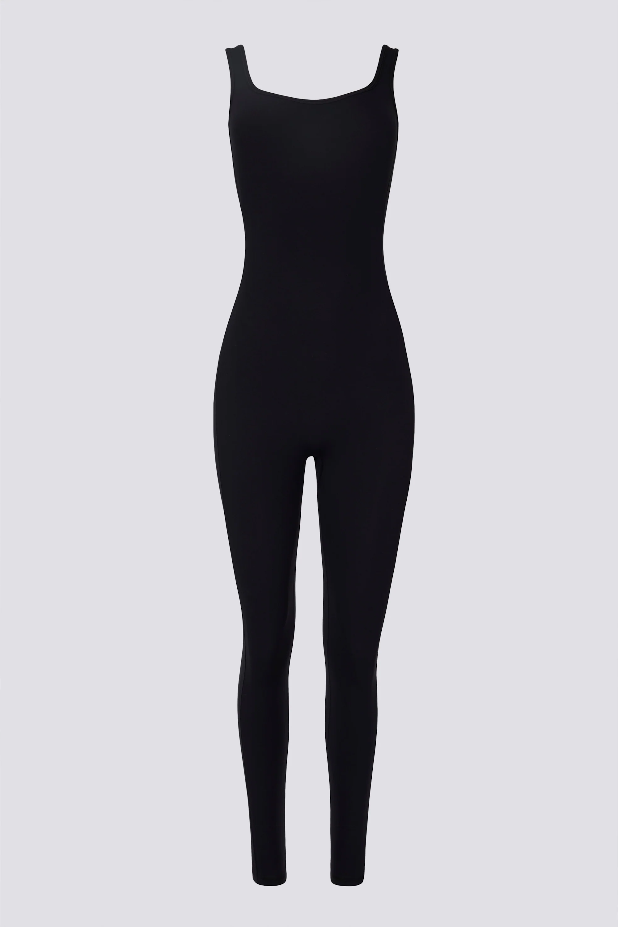 Soft Active Backless Jumpsuit in Black
