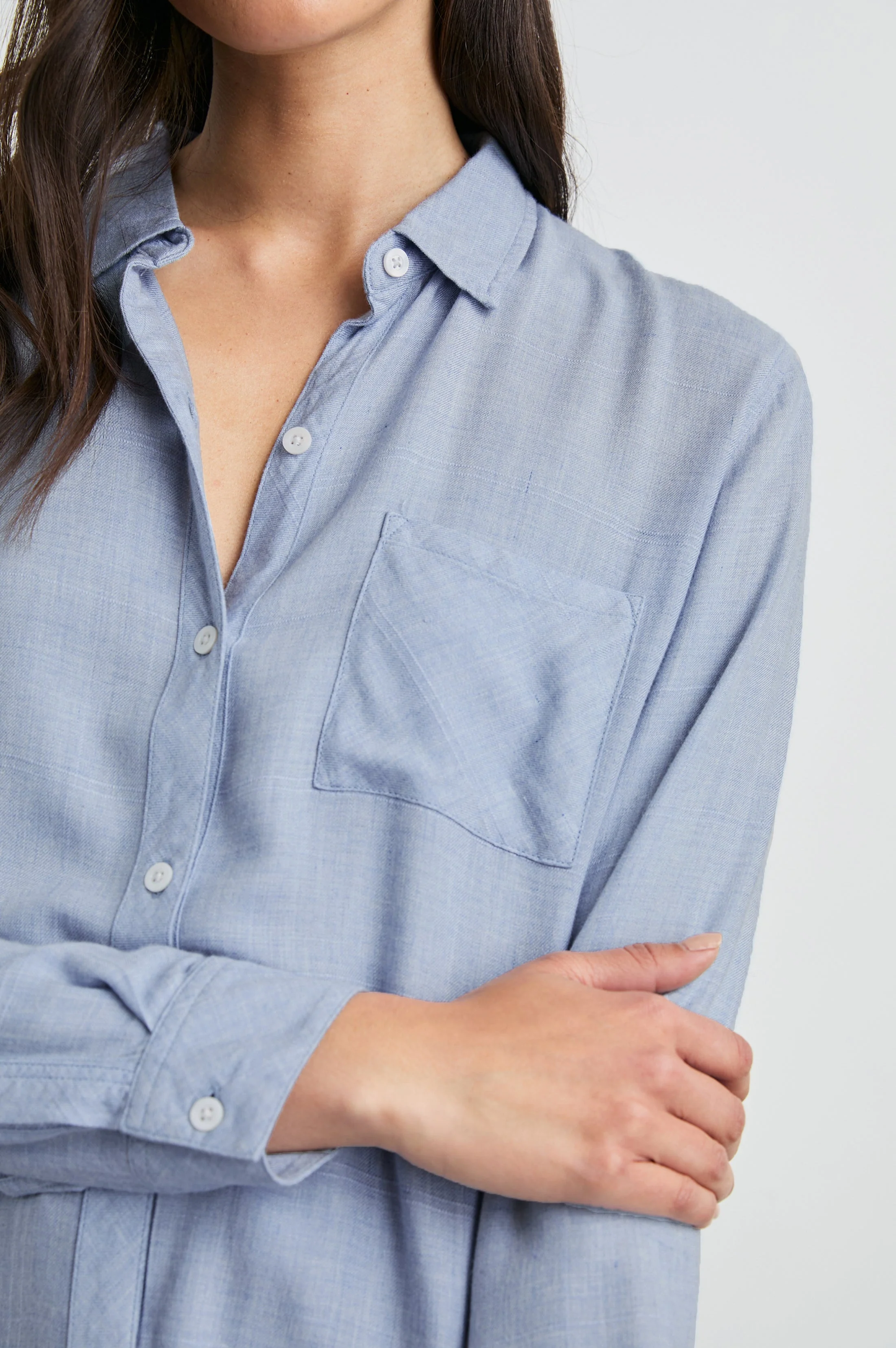 Hunter Shirt - Chambray Heather