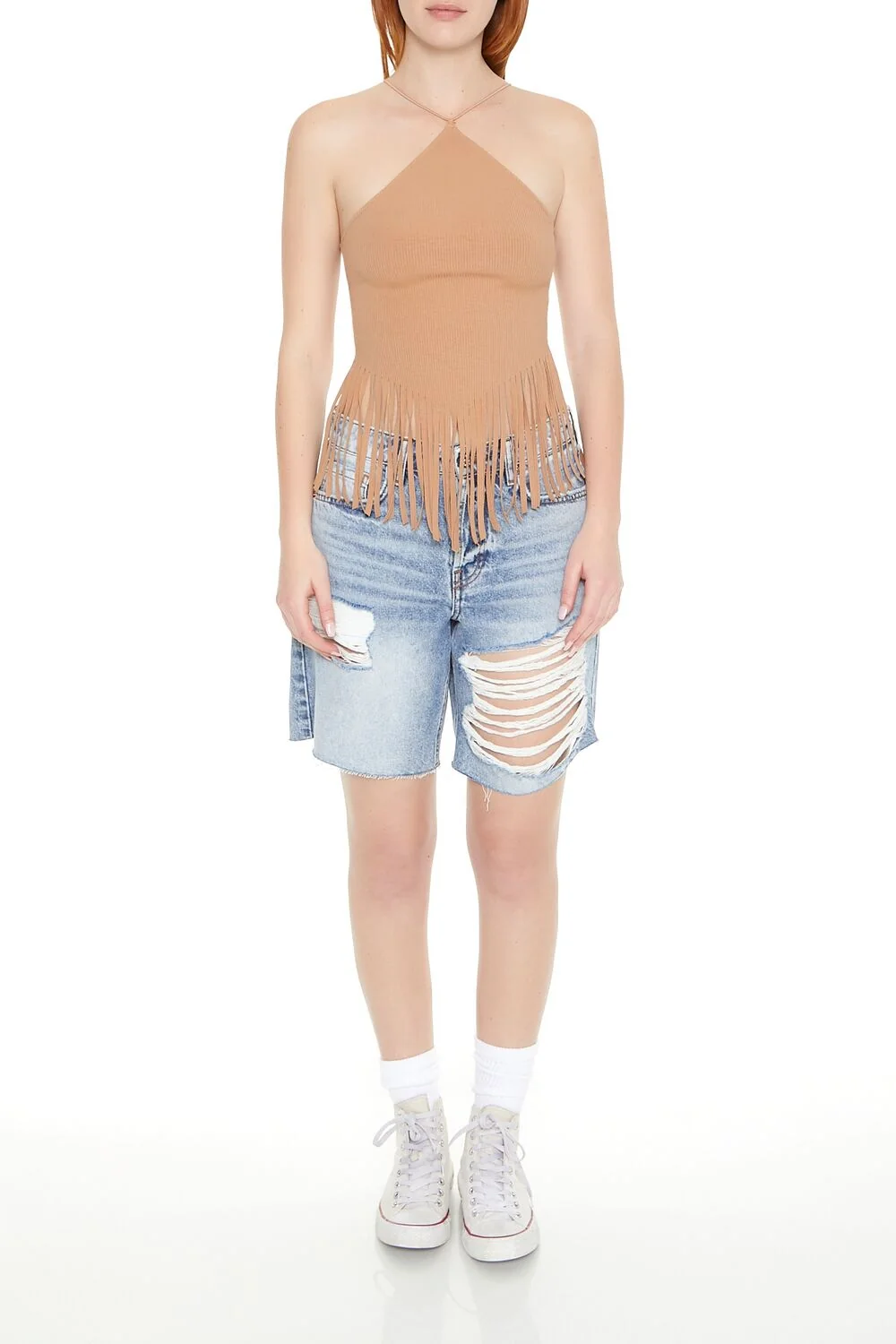 Fringe Cropped Cami