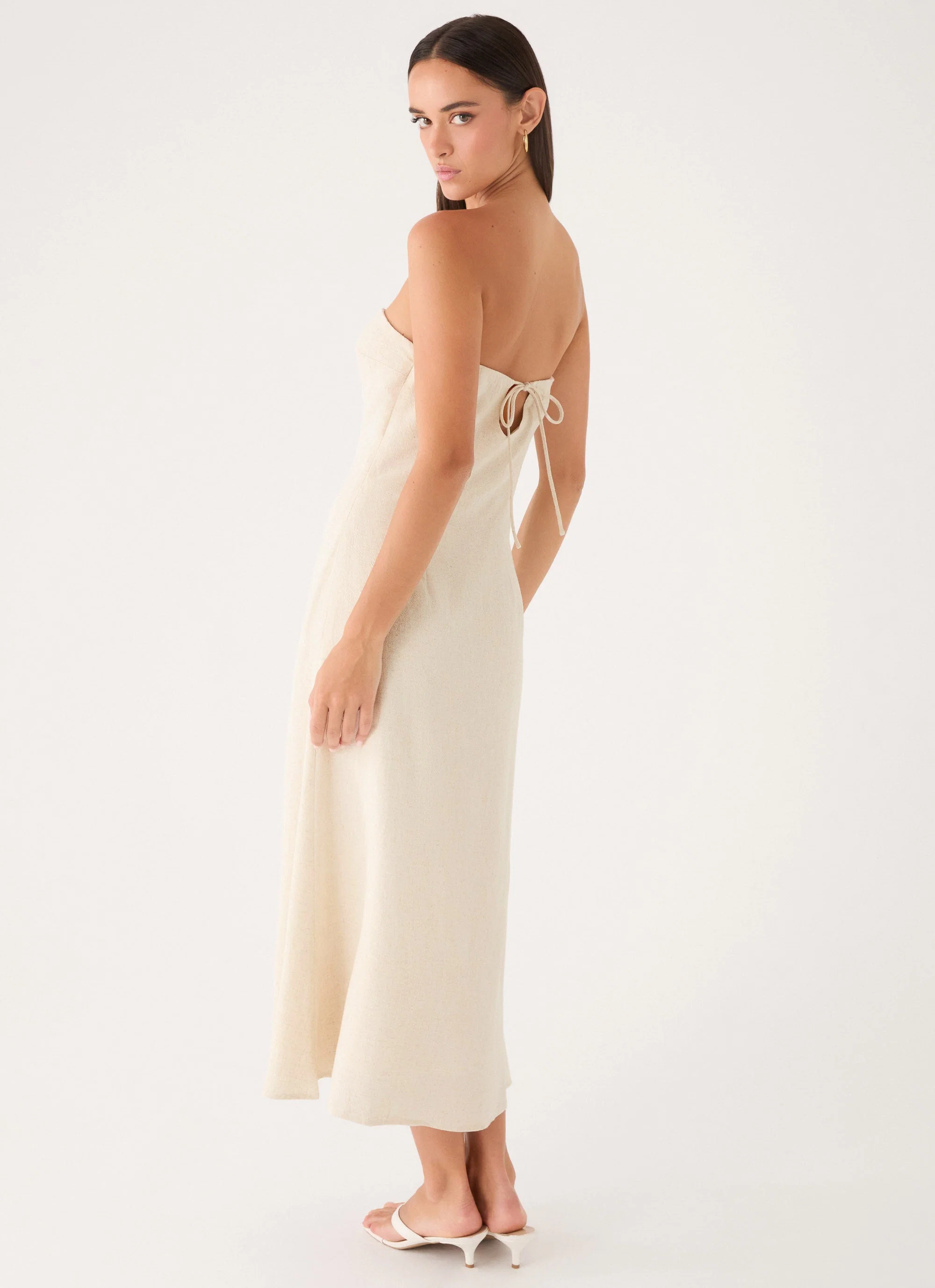 Sun Searching Midi Dress - Oatmeal