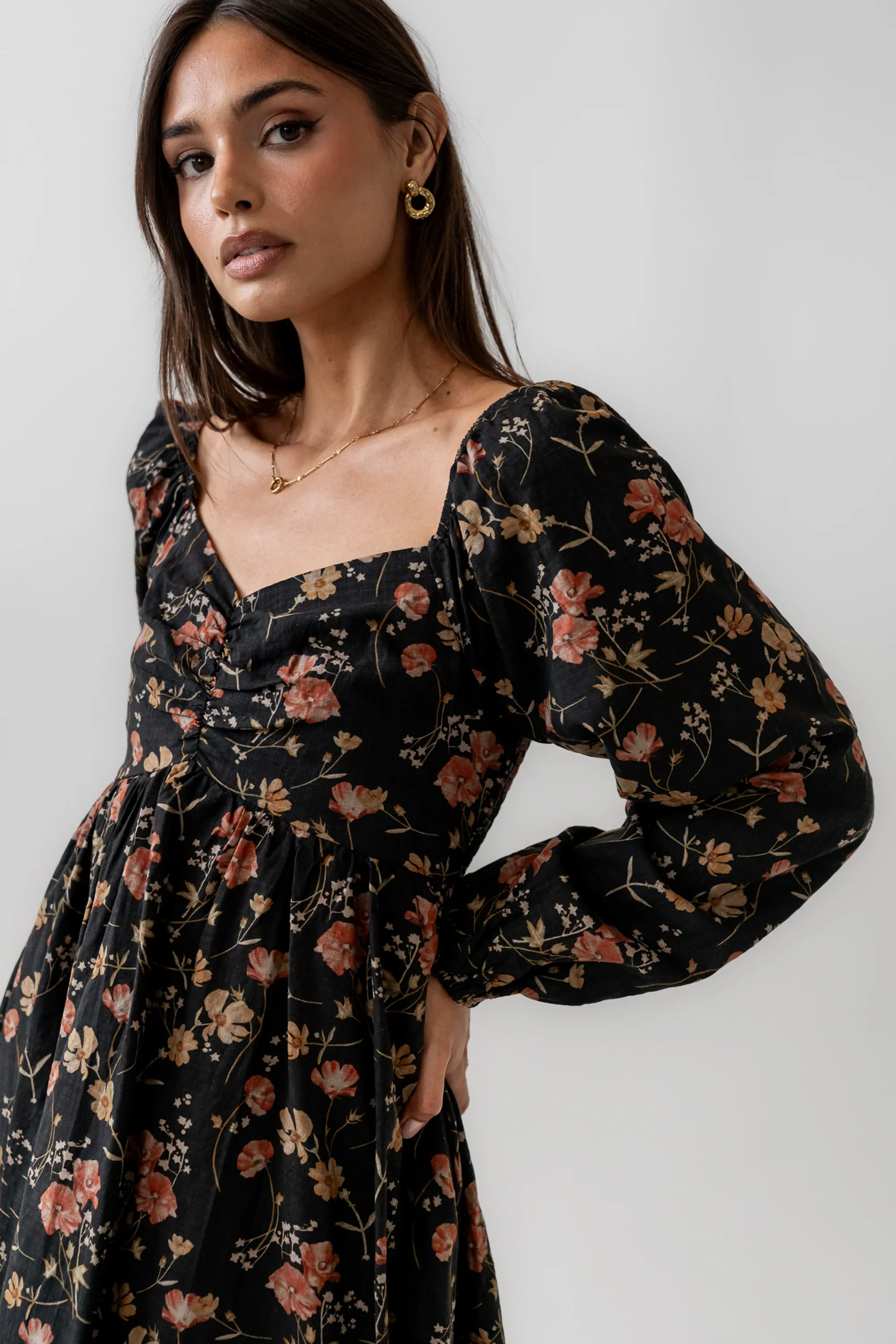 Michelle Floral Maxi Dress