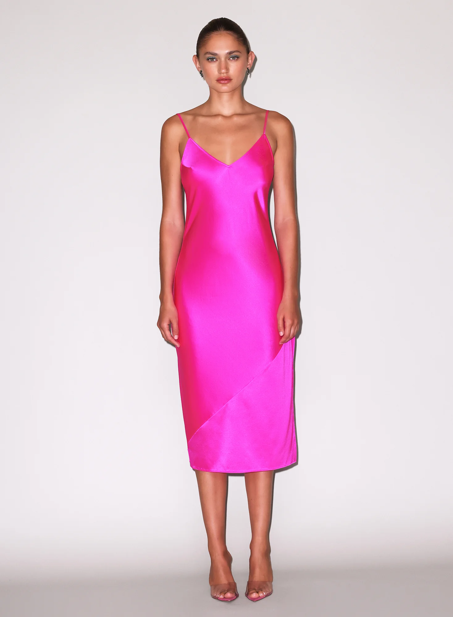 Silk V Slip Dress