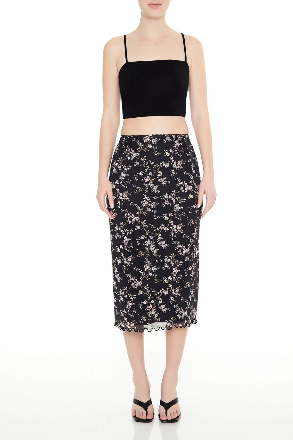 Tie-Back Cropped Cami