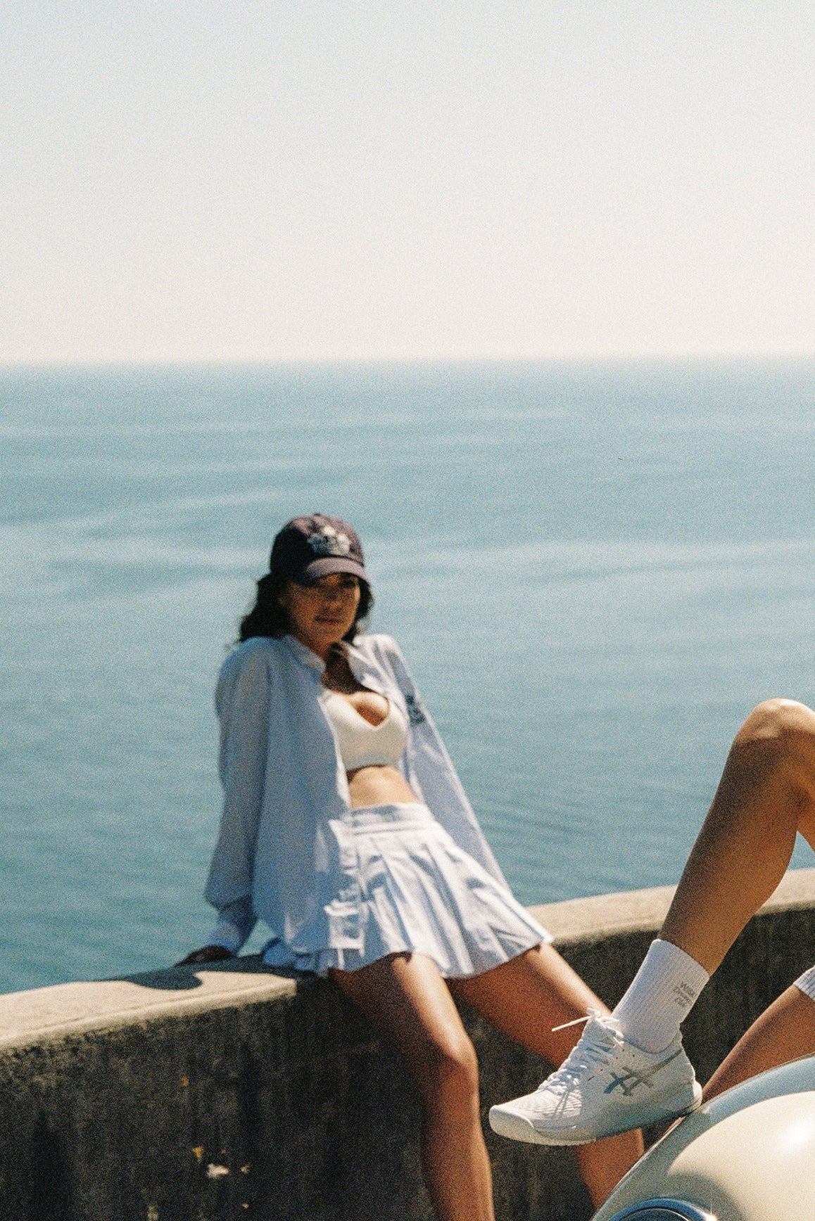 Riviera Relaxed Cotton Shirt & Riviera Pleated Skirt