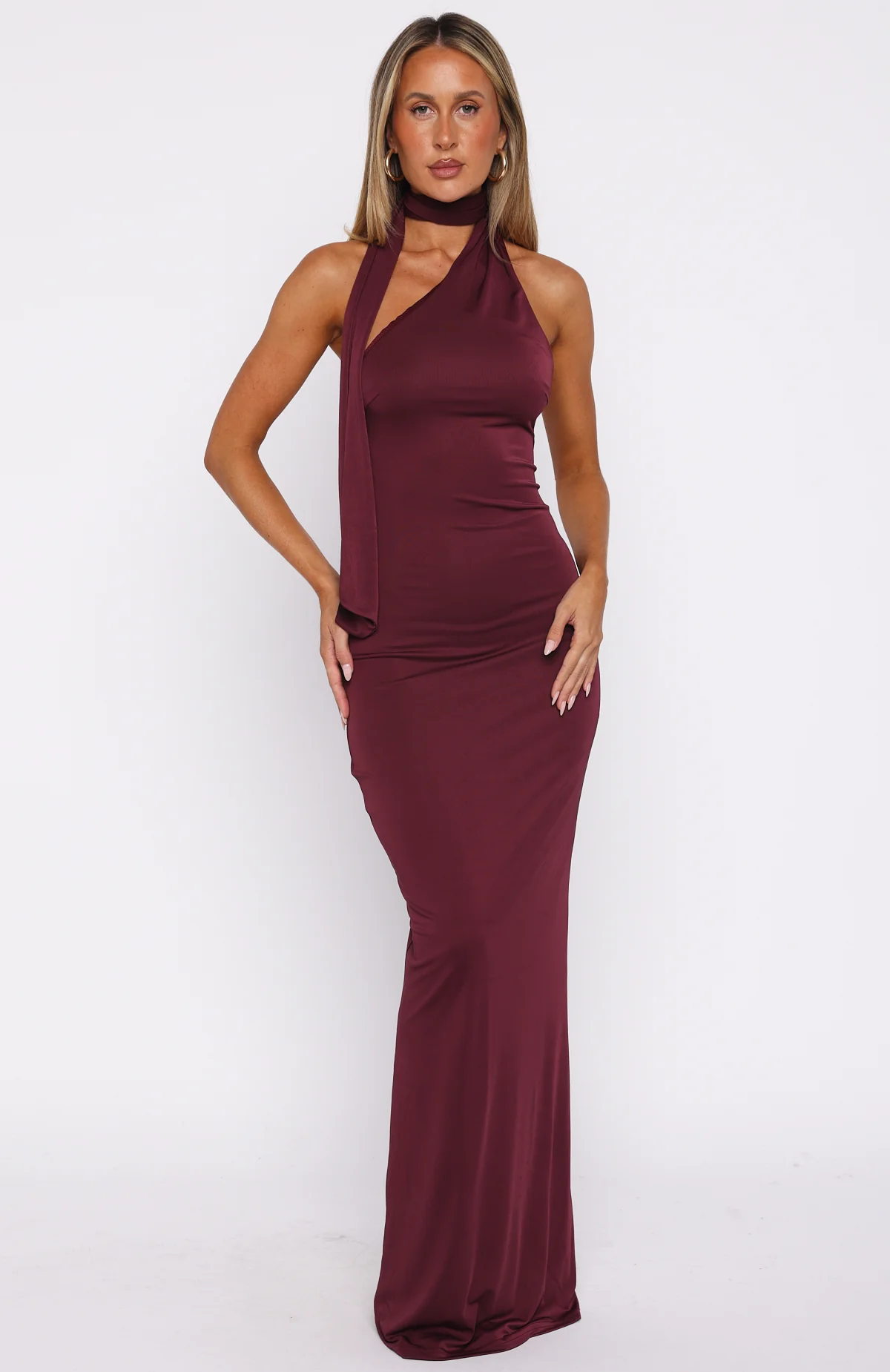 Sugar High Maxi Dress Burgundy