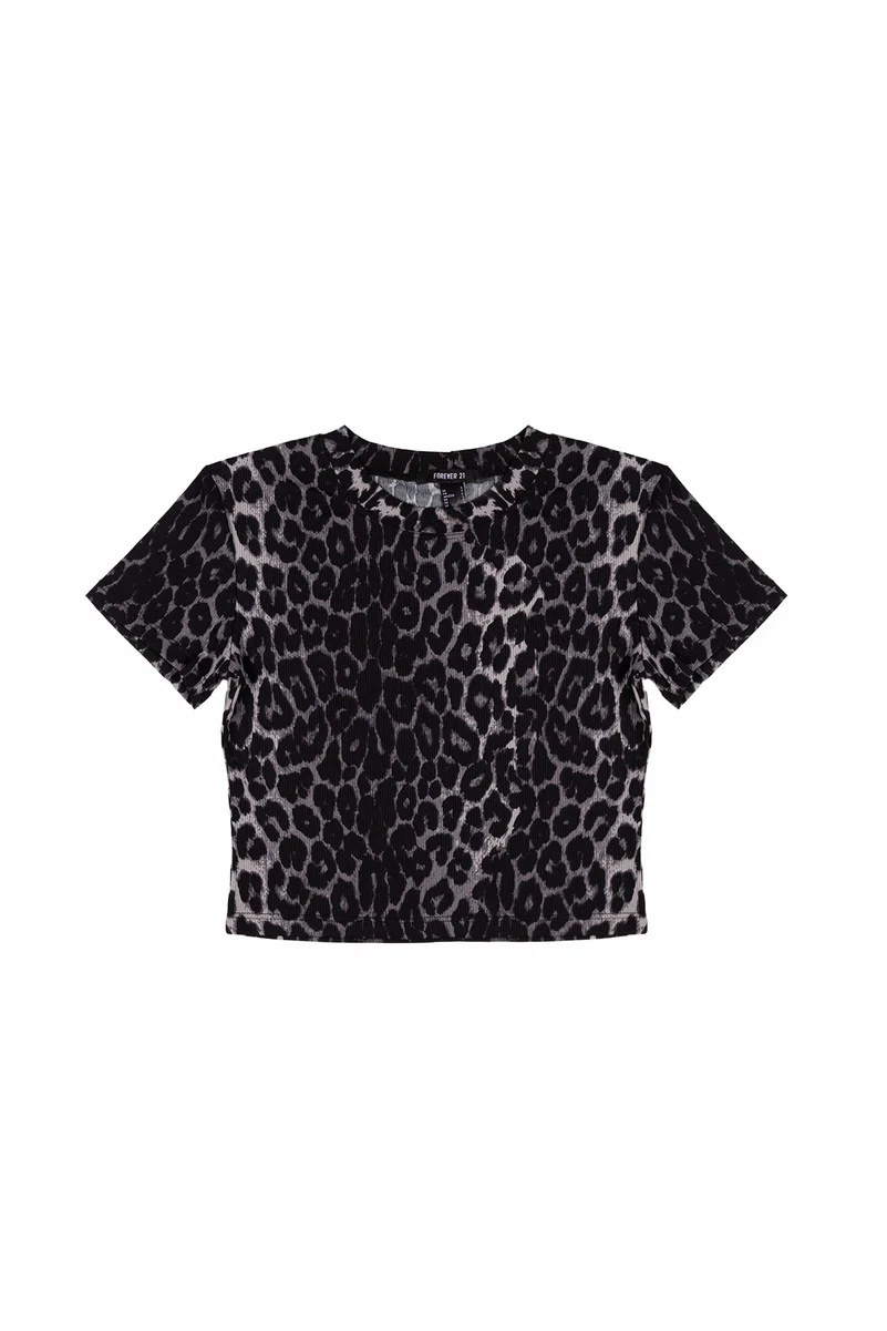 Leopard Print Baby Tee