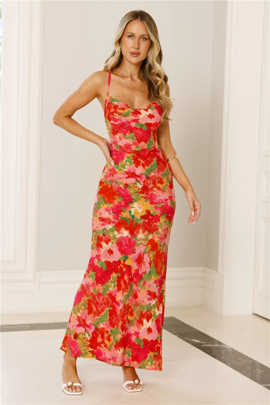 Juicy Secret Maxi Dress Print
