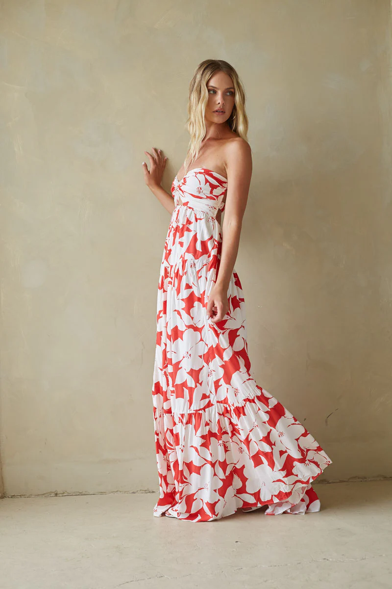 Lilo Strapless Maxi Dress - luluinthesky