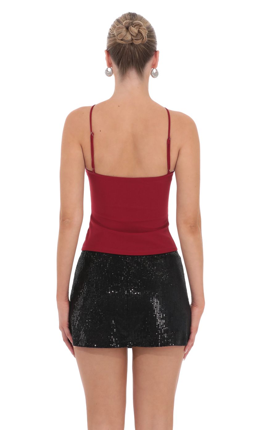 Florette Top in Red