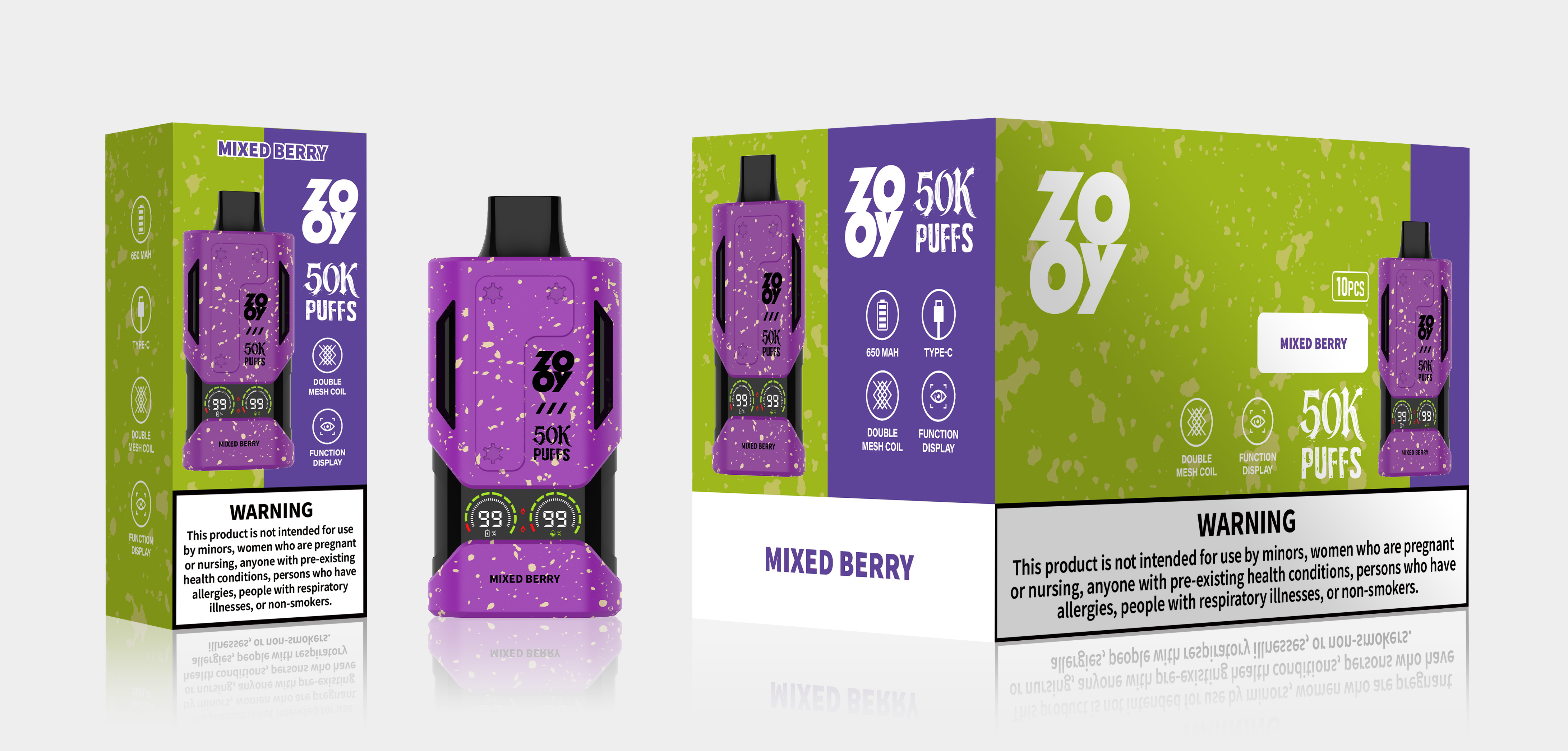 ZOOY MECHA 50K/1 BOX(10 PCS)