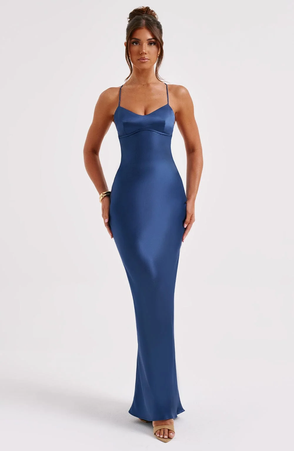 Malika Maxi Dress - Navy