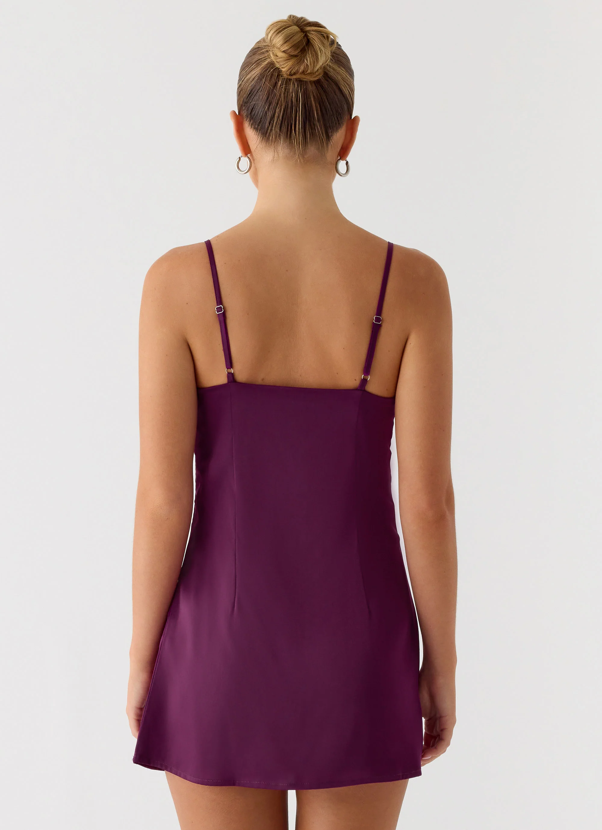 Zion Beaded Micro Mini Dress - Mulberry - luluinthesky