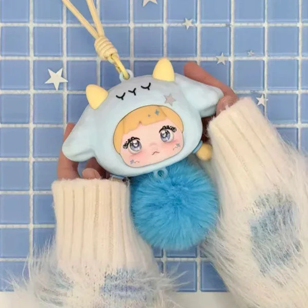 Nommi Forest Melodies Silicone Earbud Case Plush Animal Keychain Blind Box (1pc)