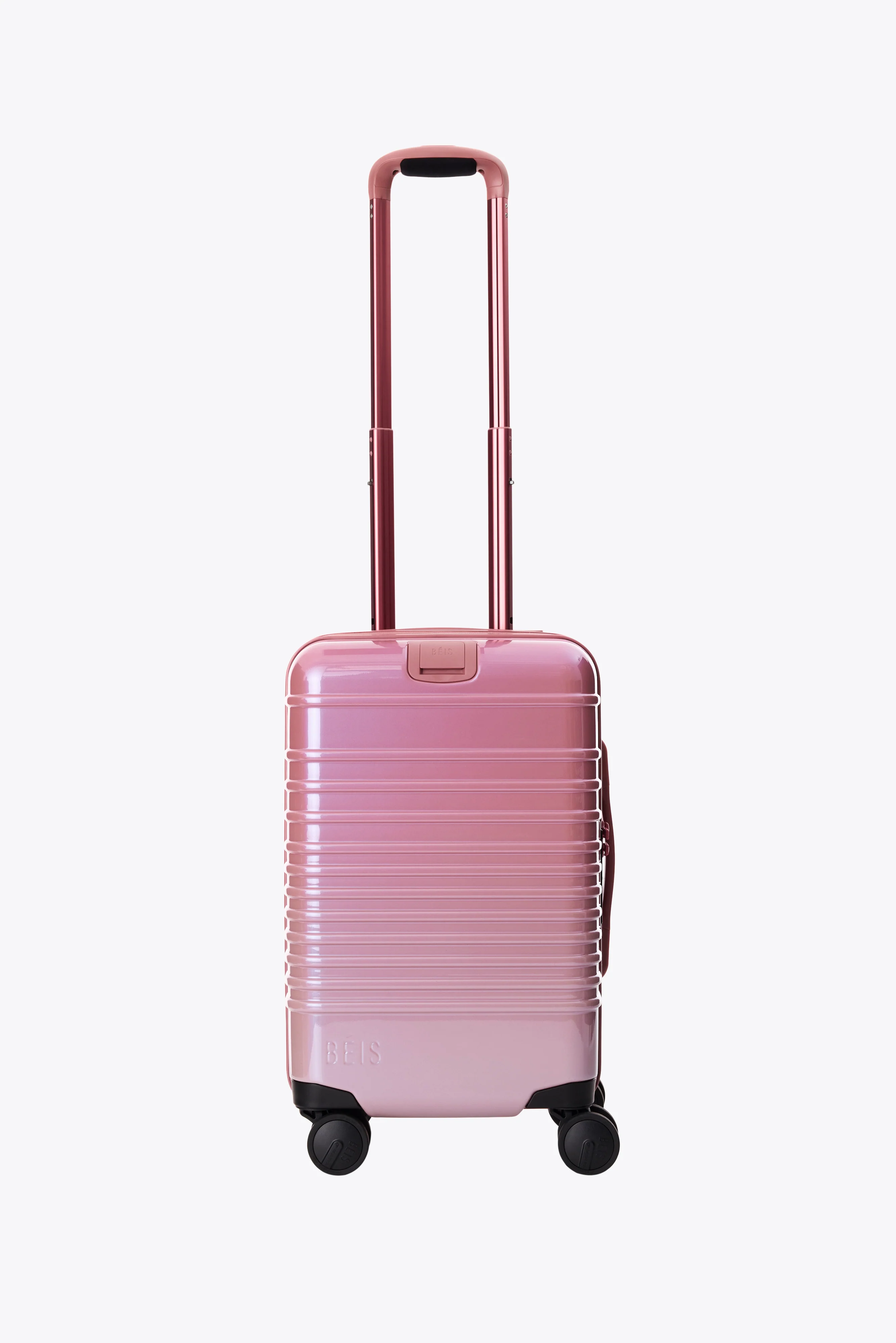BEIS 'The Small Carry-On Roller in Wicked Pink