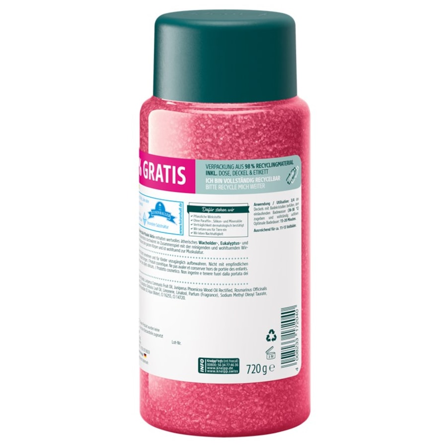 Kneipp Bath crystals Kryształy do kąpieli Active Muscle