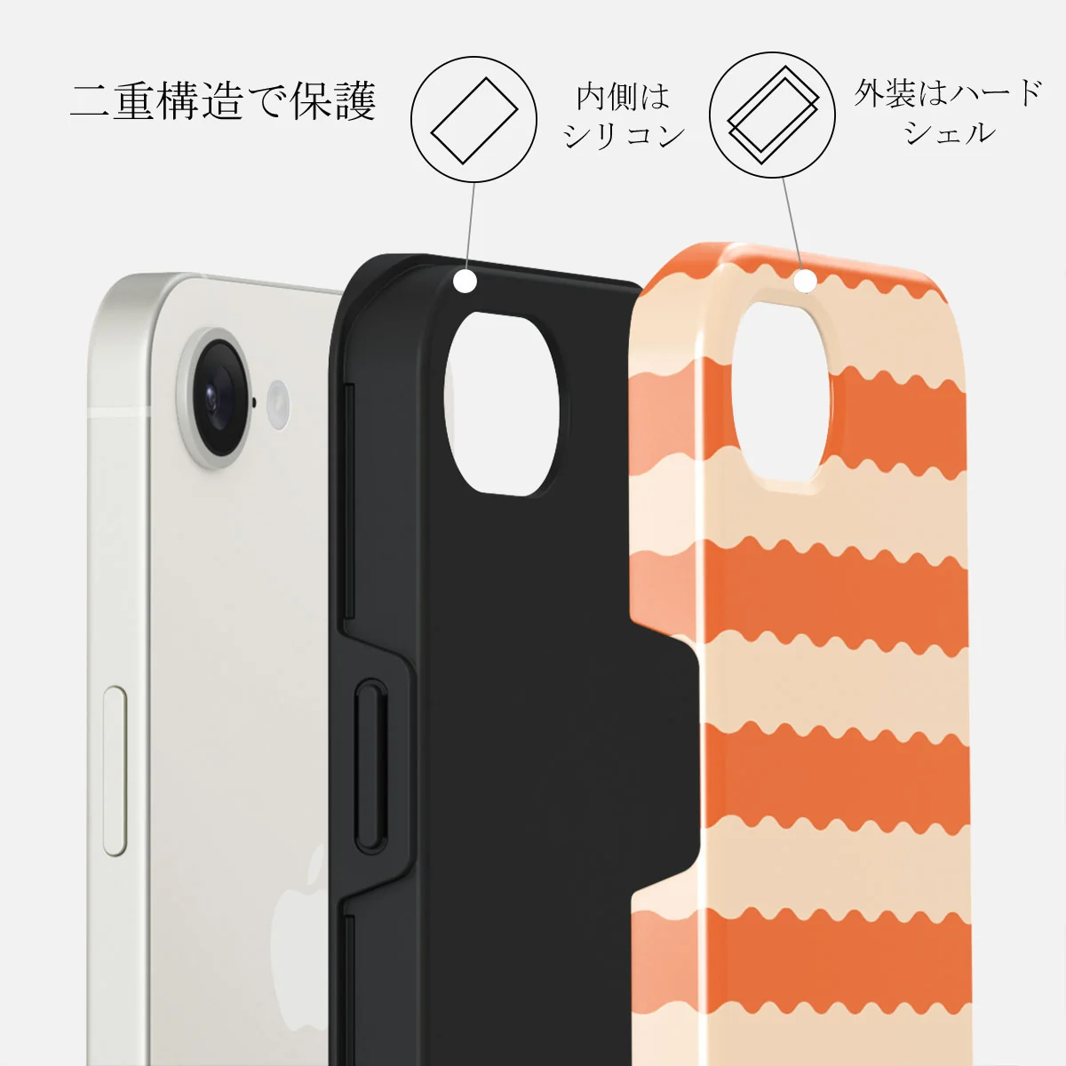 Papaya - iPhone 16e ケース