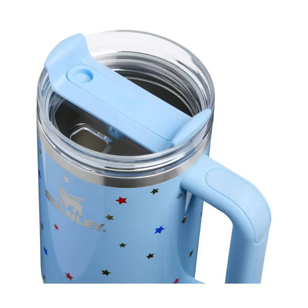 Stanley 40 oz Stainless Steel H2.0 FlowState Quencher Tumbler Ombre Starry Sparkle