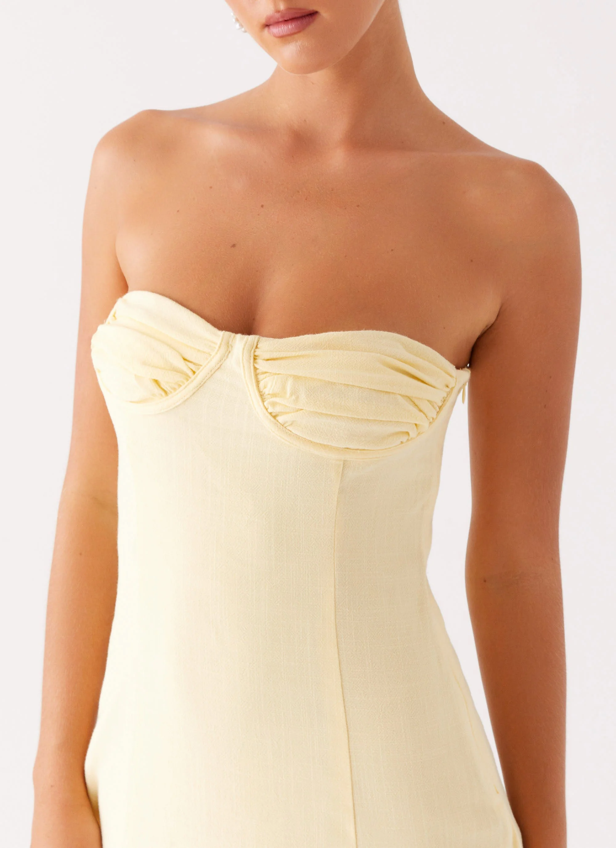 Bindi Mini Dress - Yellow - luluinthesky
