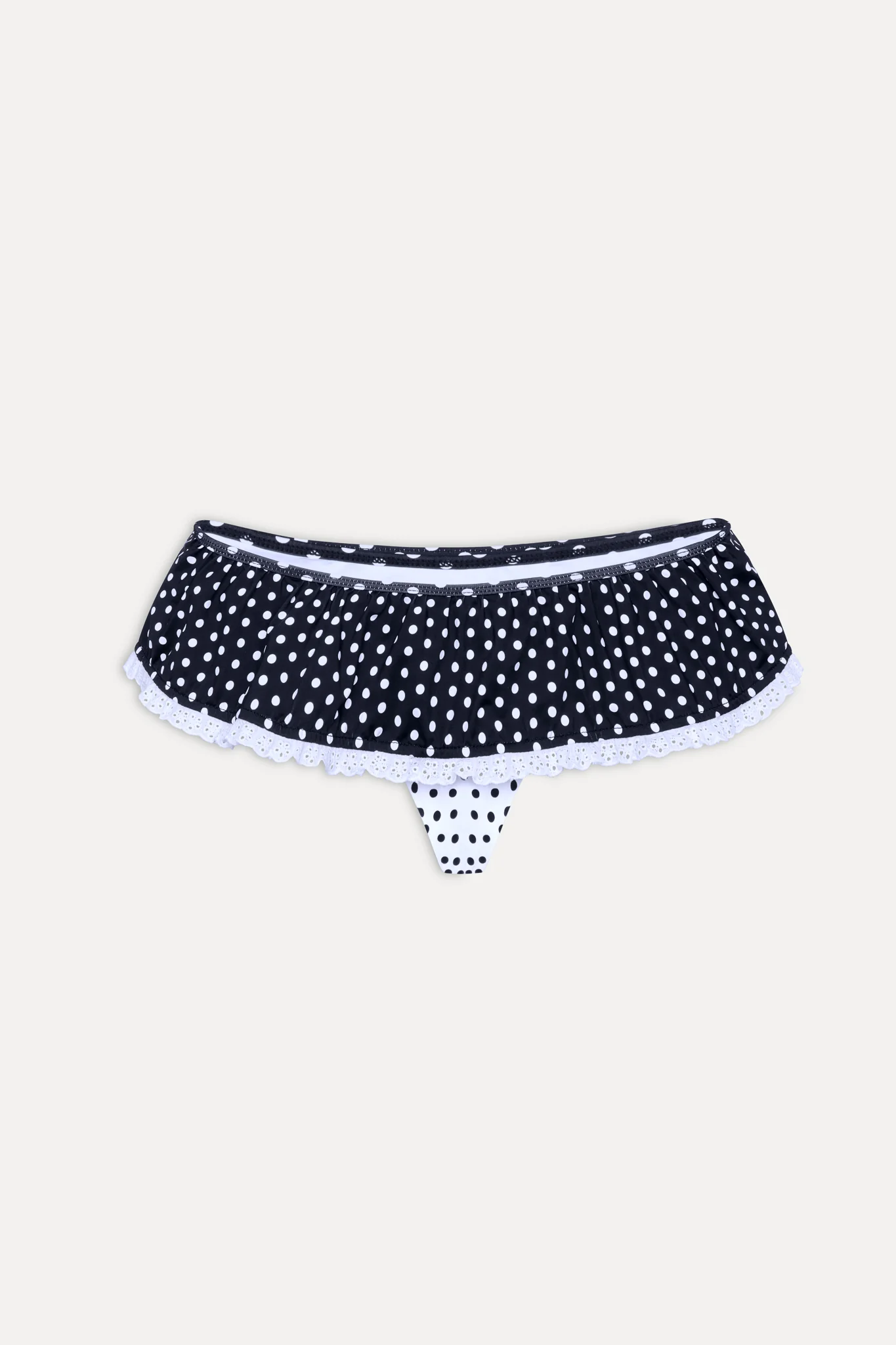 Mercer Swim Skirt - Classic Polka Dot - luluinthesky