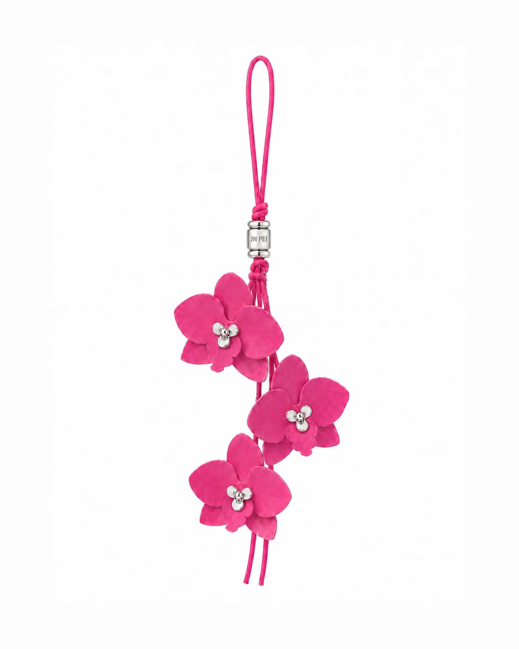 Orchid Spray Bag Charm - Pink