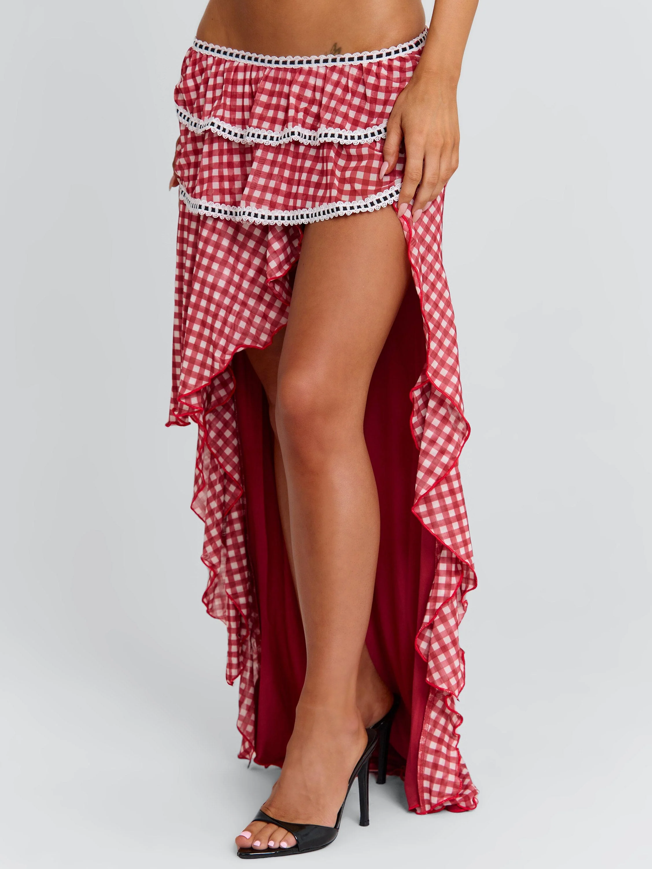 Betty-Maxi-Skirt-Red-Gingham